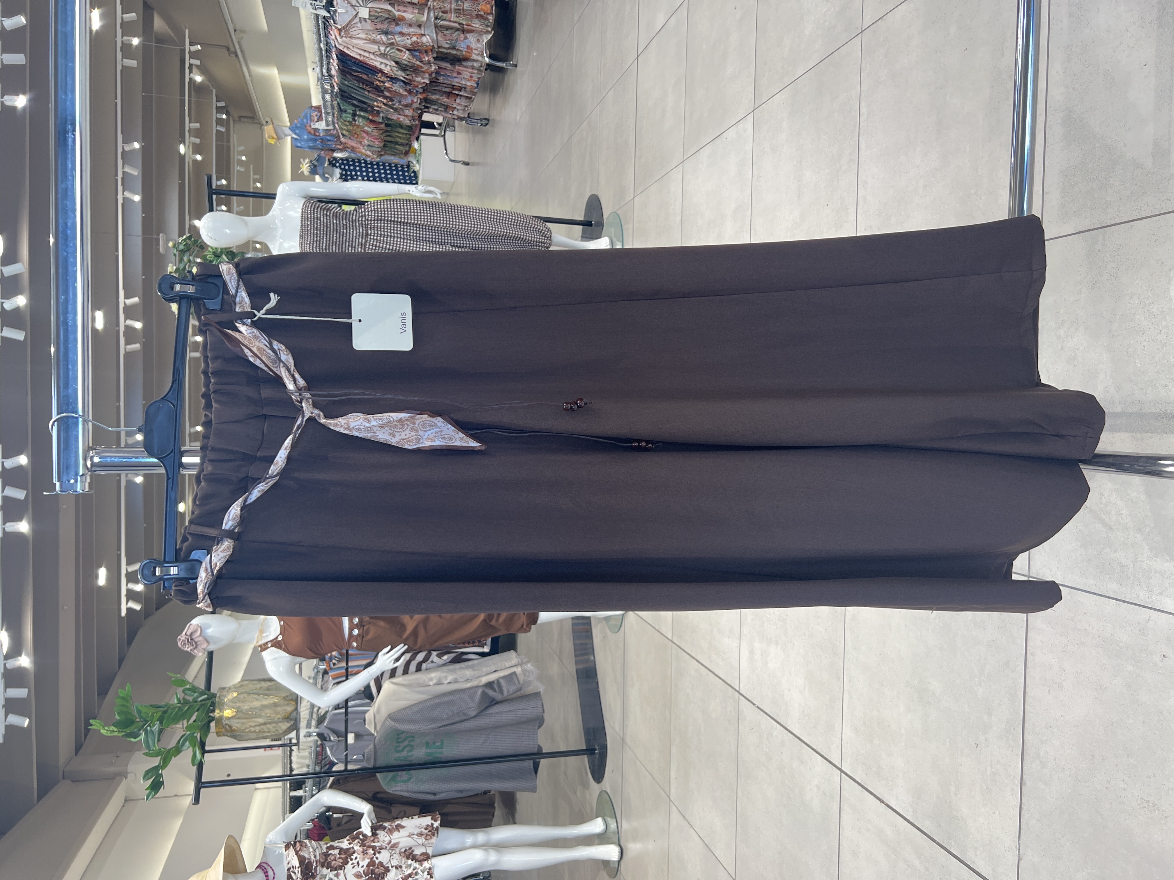 Spodnie Wide Leg z Troczkiem