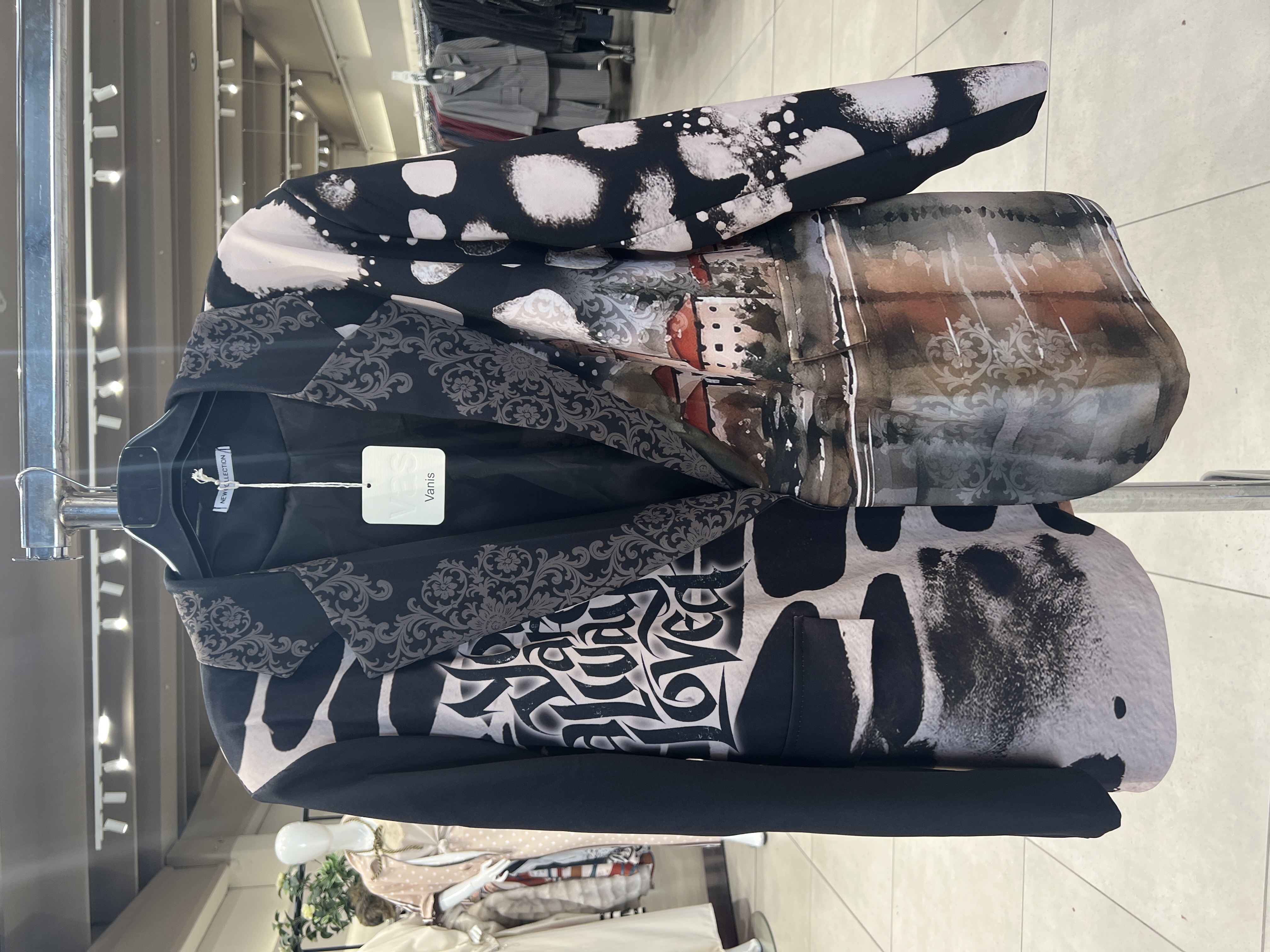 Marynarka Longline z Haftem