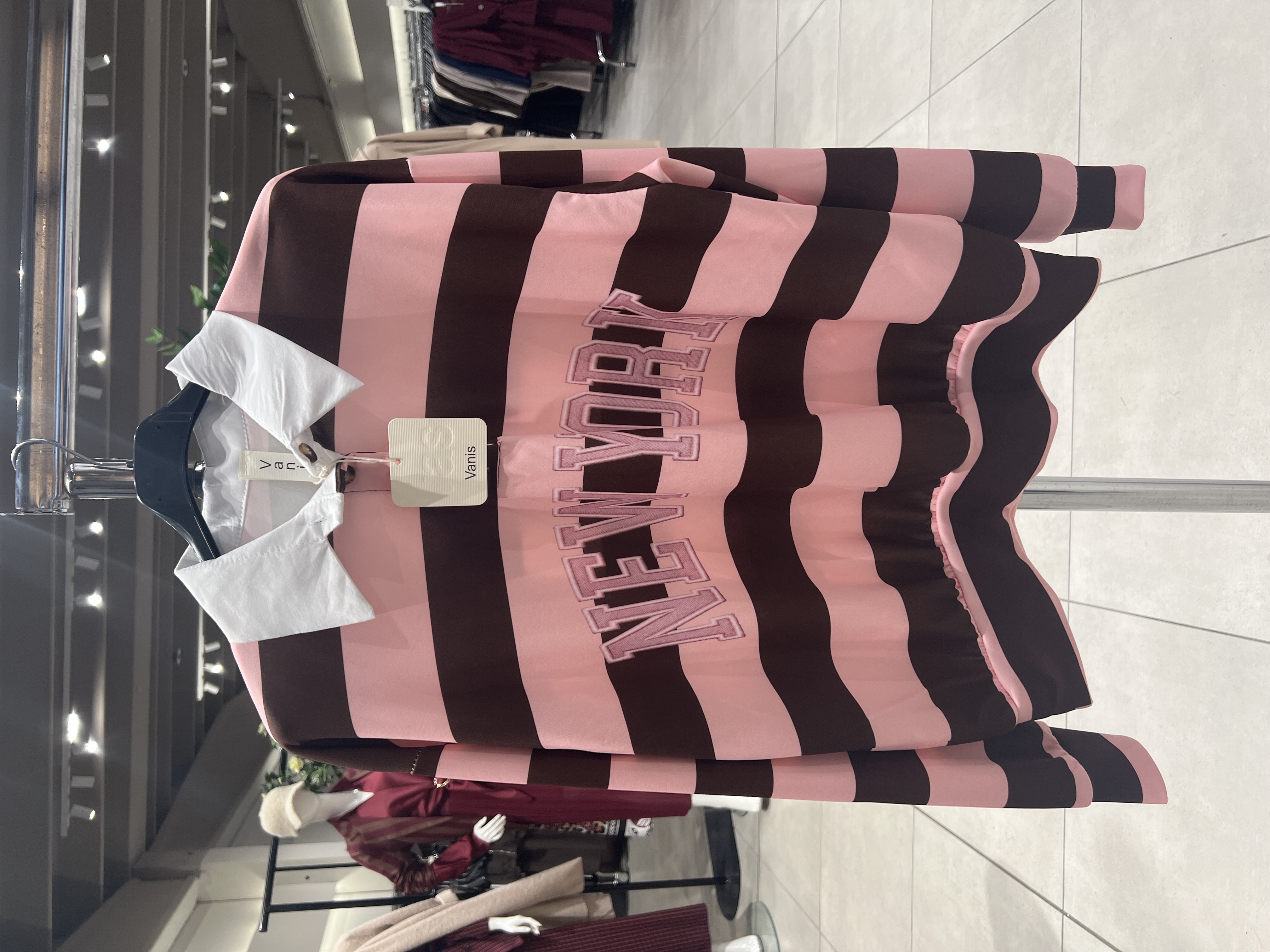 Bluza Oversize z Kołnierzykiem