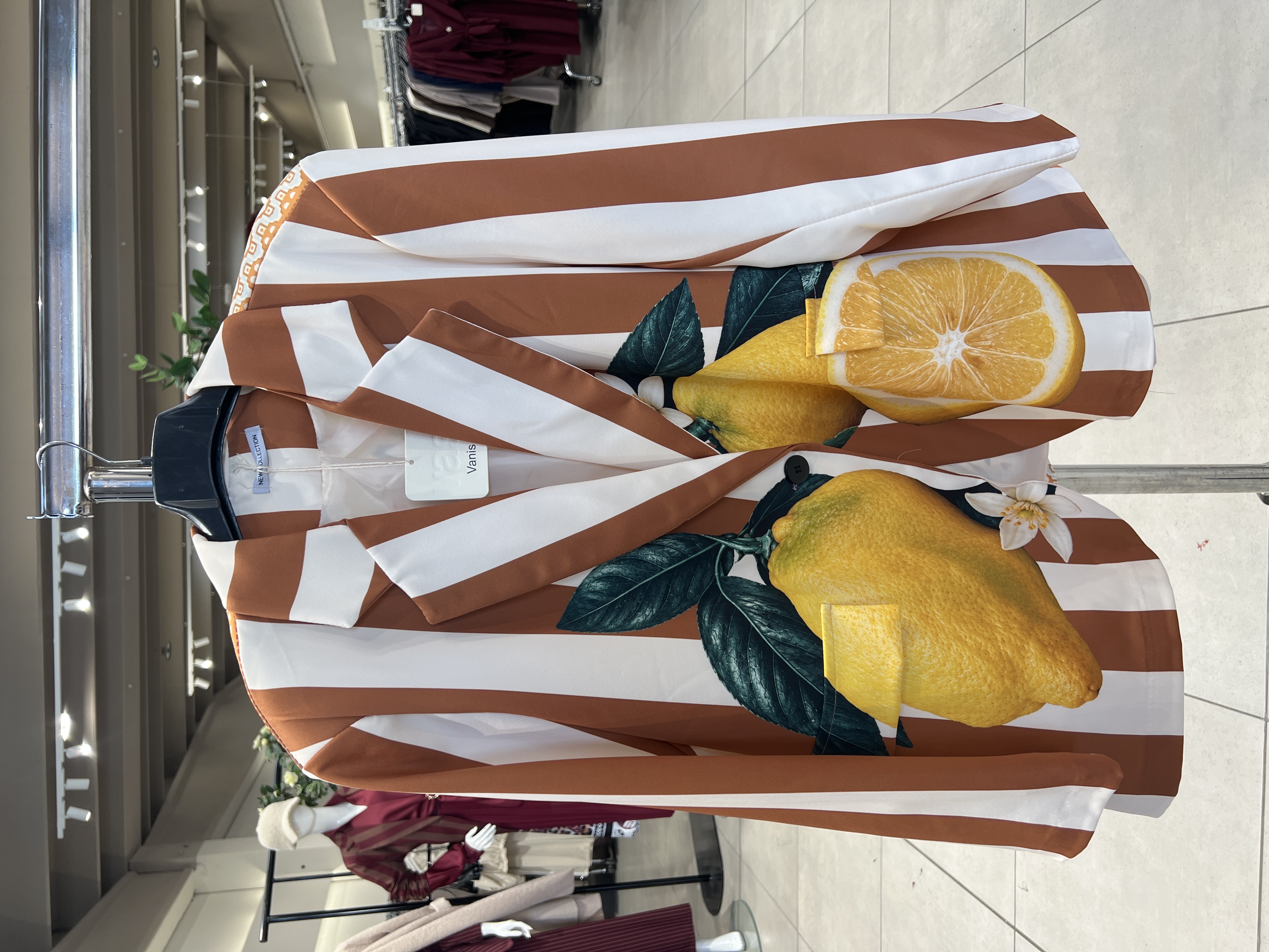 Marynarka Longline z Klapami
