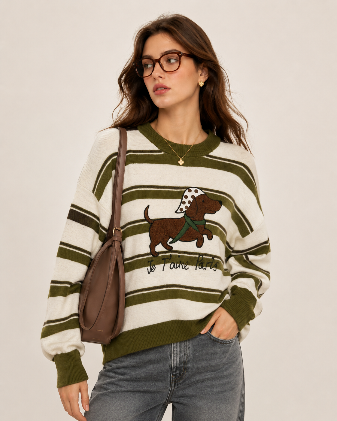 Sweter Oversize w Paski