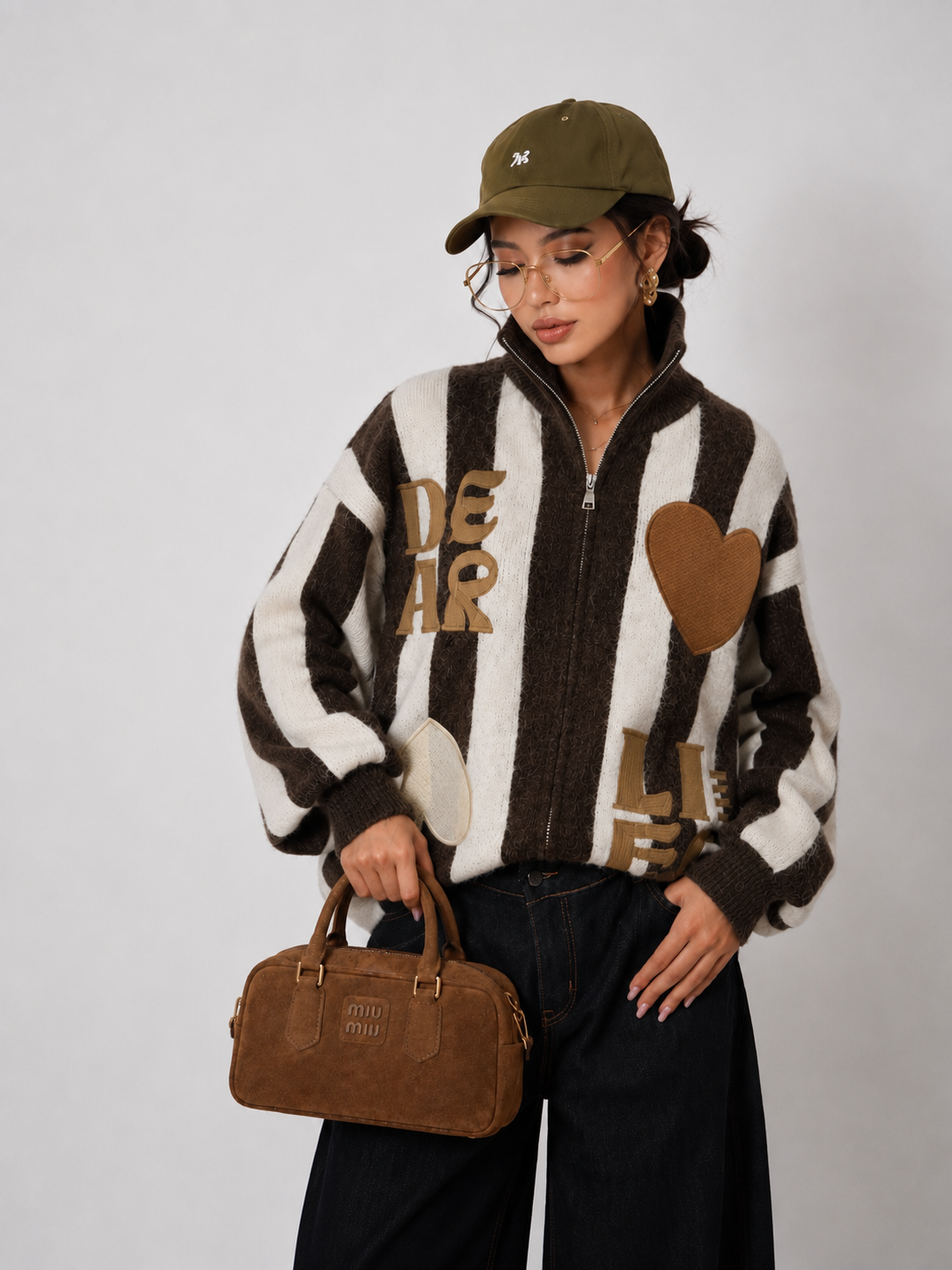 Bluza oversize z półgolfem