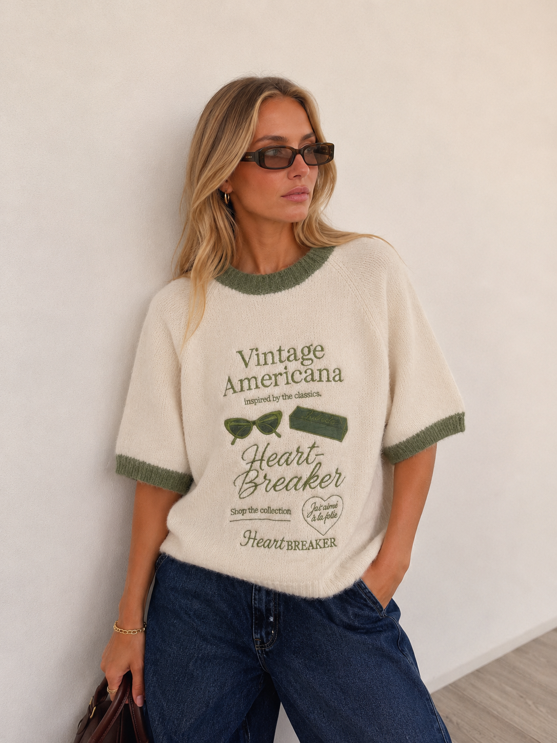 Sweter Luźny Raglan