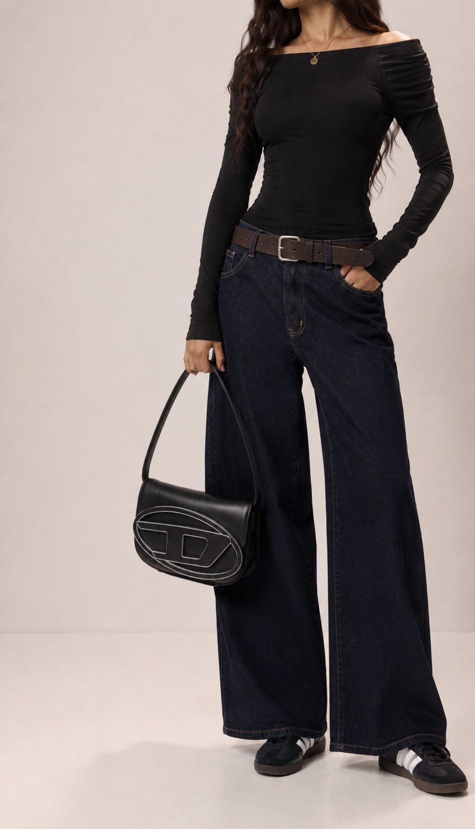 Spodnie Jeans Wide Leg