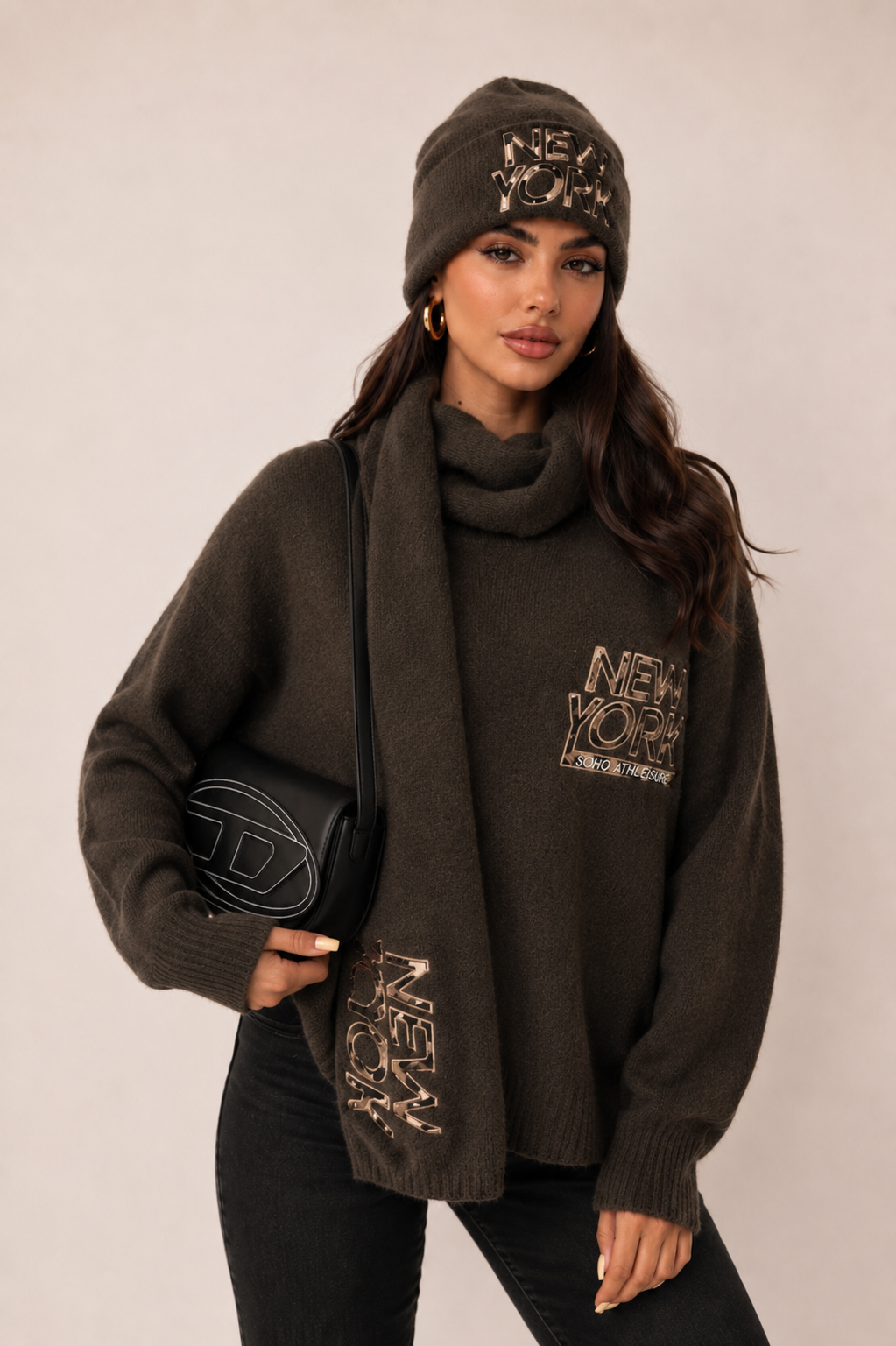 Bluza Oversize z Golfem