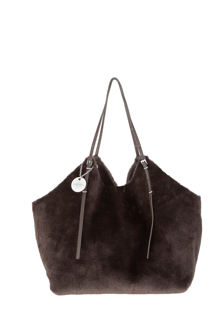 Torebka Shopper Z Futerkiem