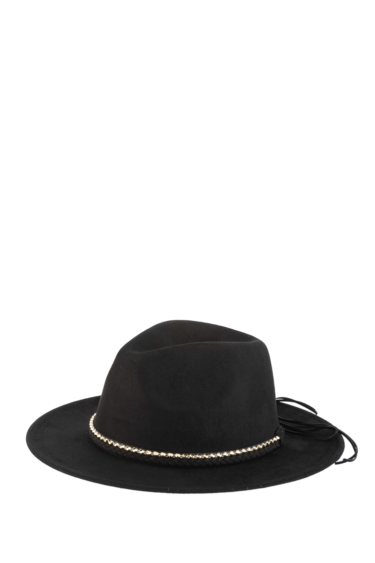 Czapka Fedora z Łańcuszkiem