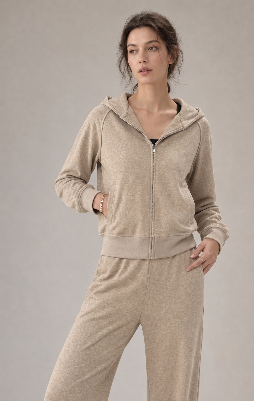 Bluza Z Kapturem Rozpinana