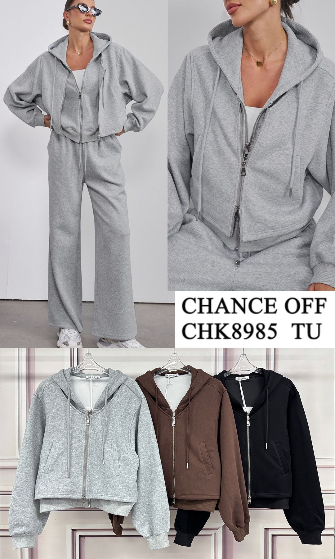 Bluza Z Kapturem Rozpinana