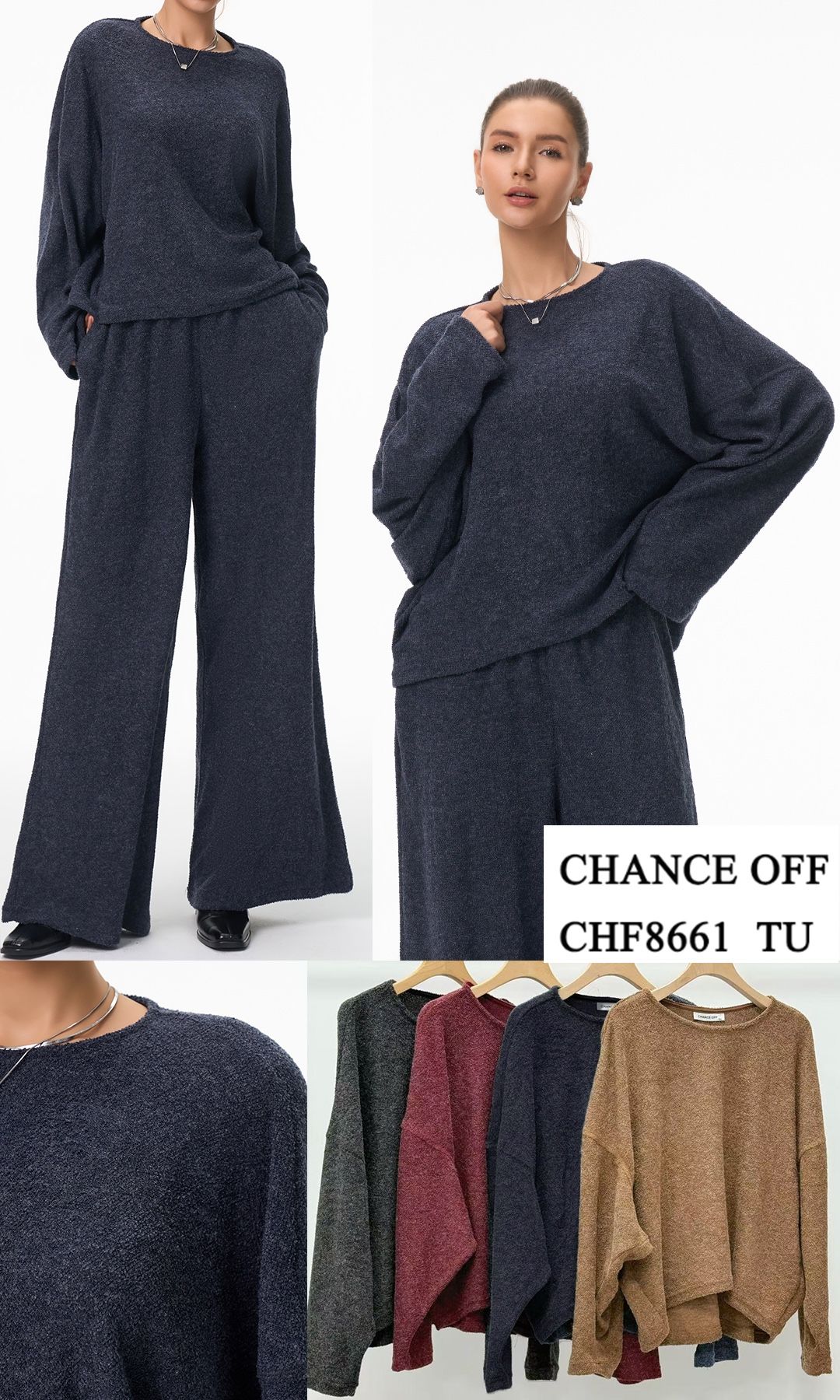 Sweter Luźny Raglan
