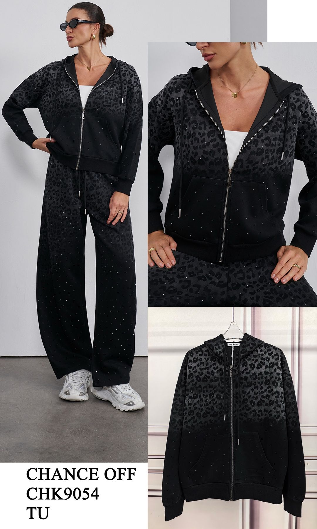 Bluza Z Kapturem Panterka