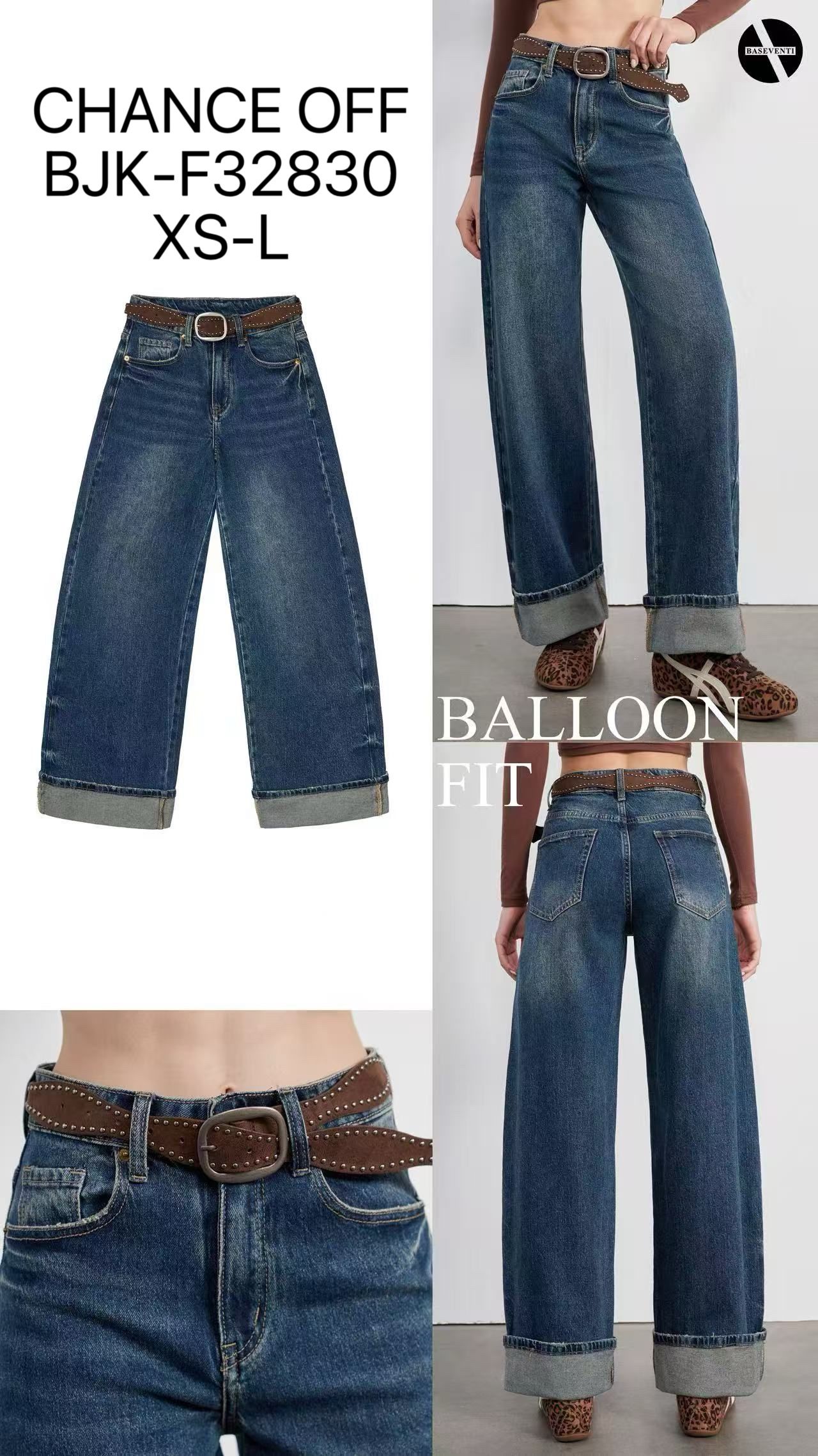Spodnie Balloon Fit