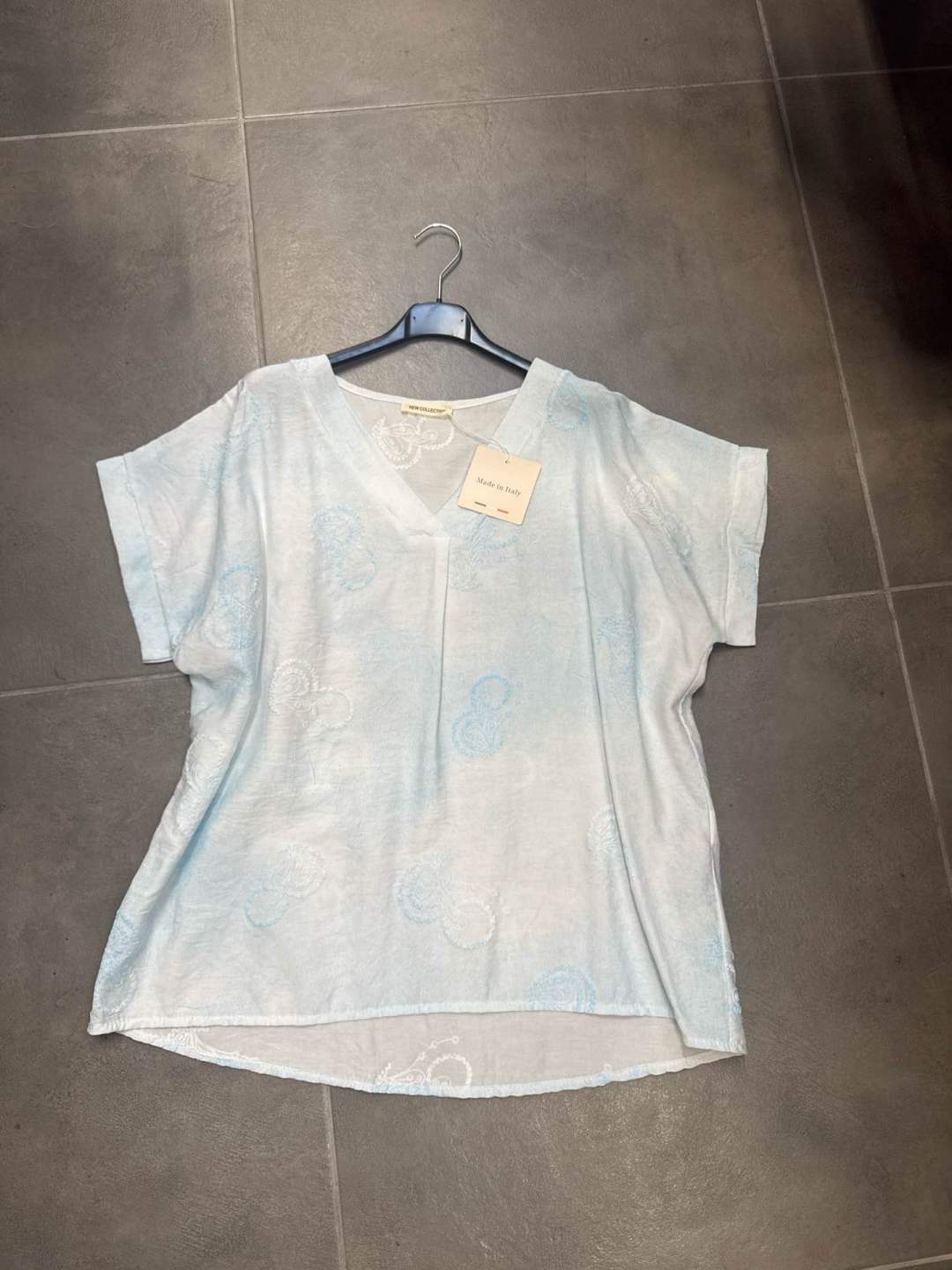Bluzka Oversize Z Kieszenią