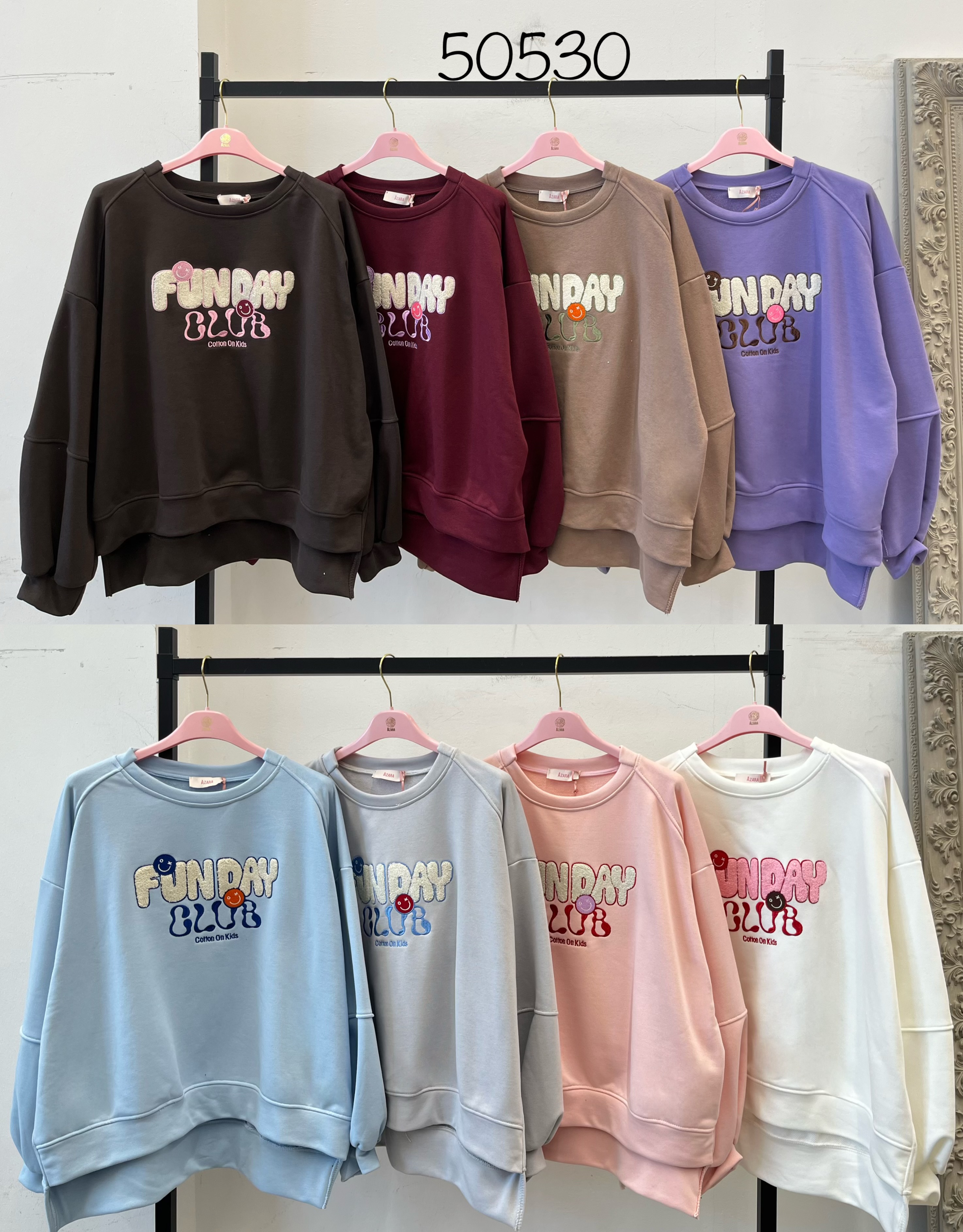 Bluza Oversize z Haftem