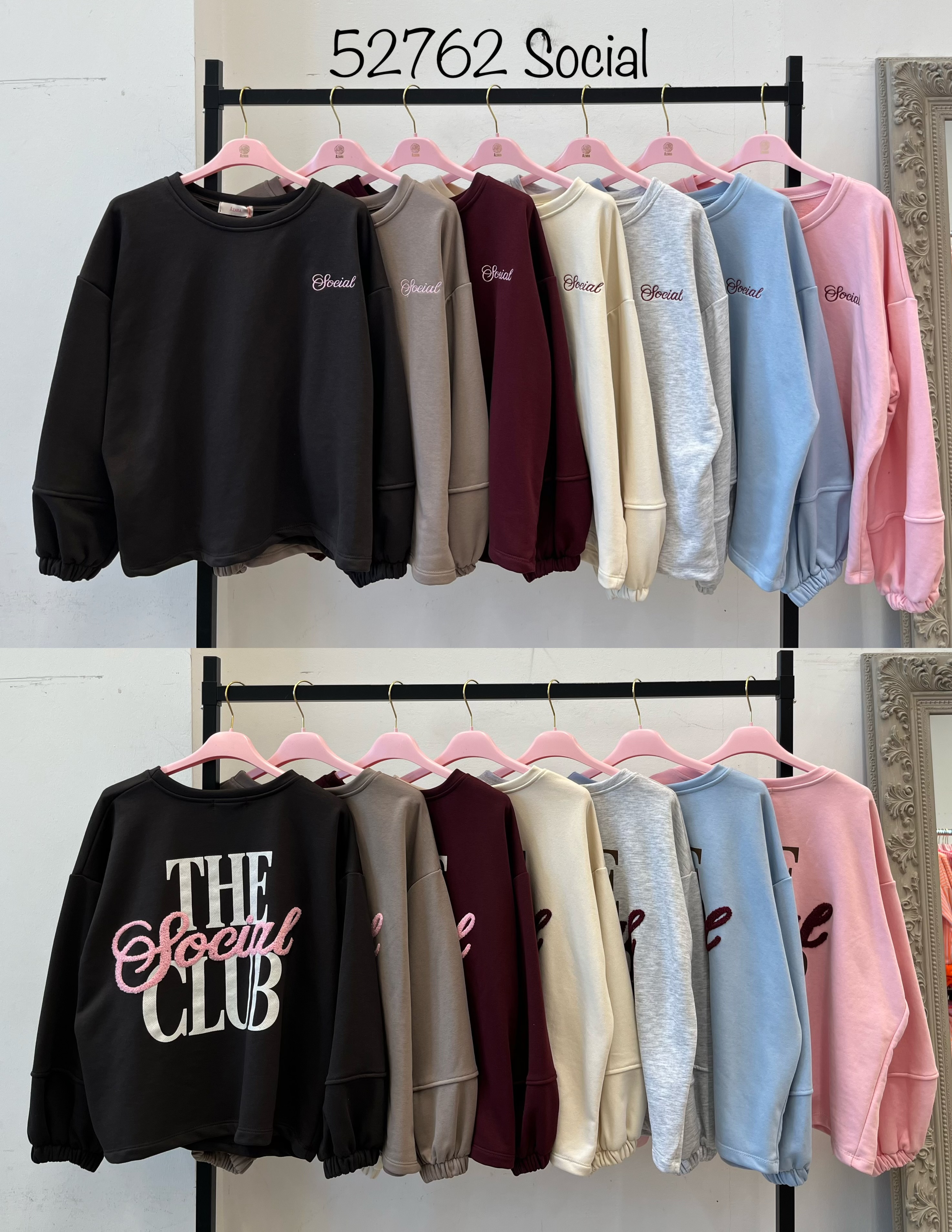 Bluza Oversize z Napisem
