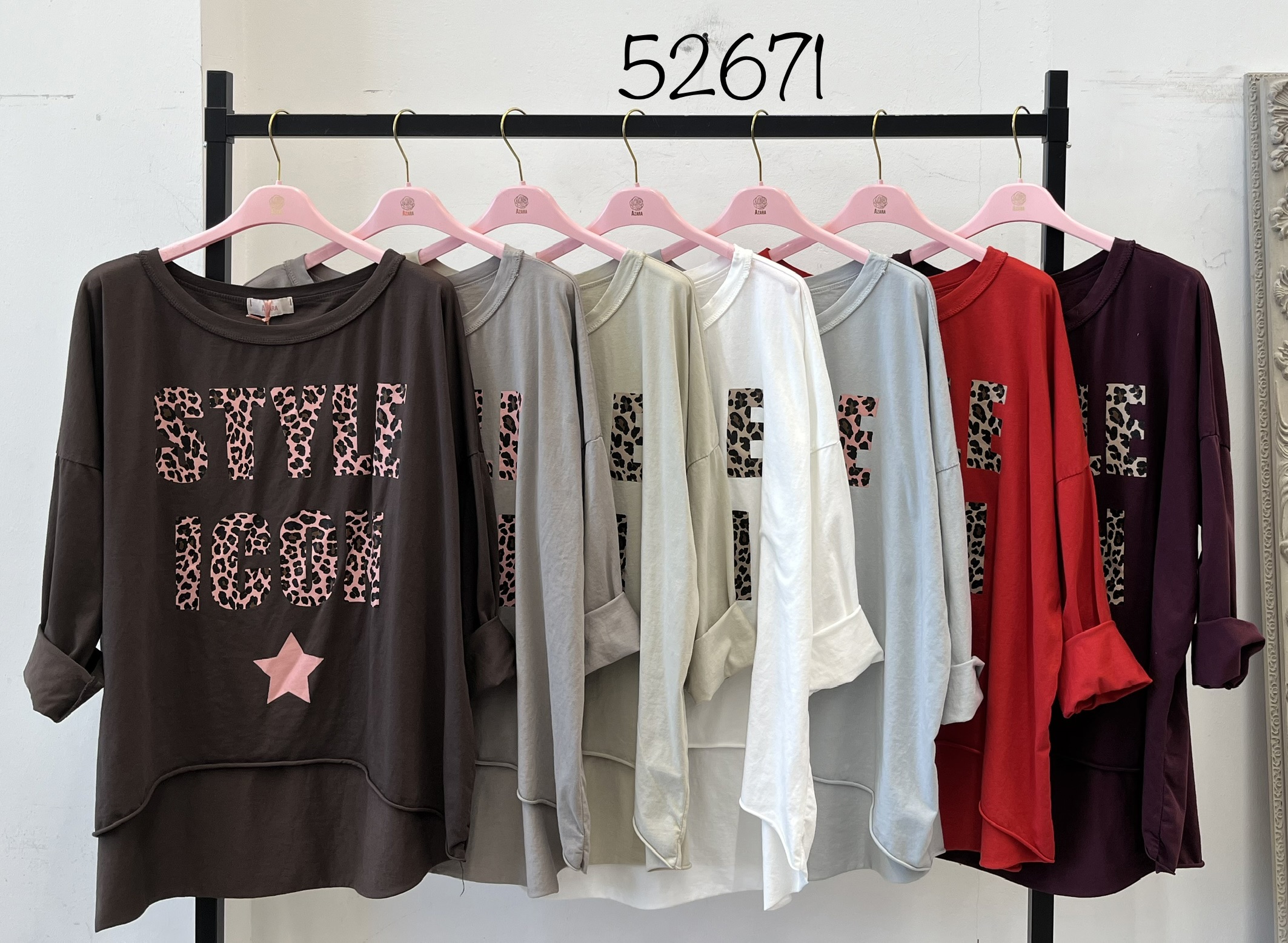 T-shirt Oversize Z Napisem