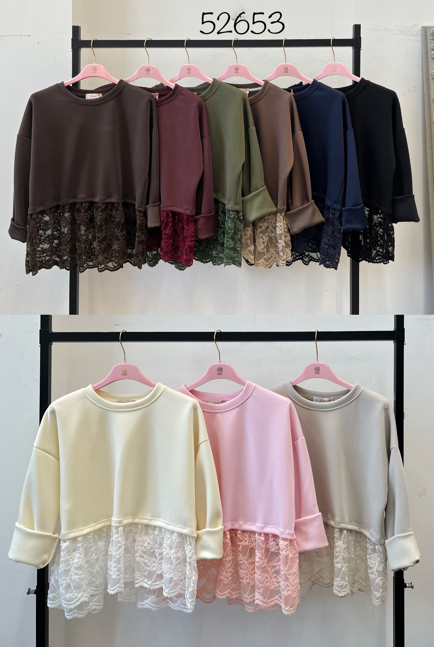 Bluza z koronką