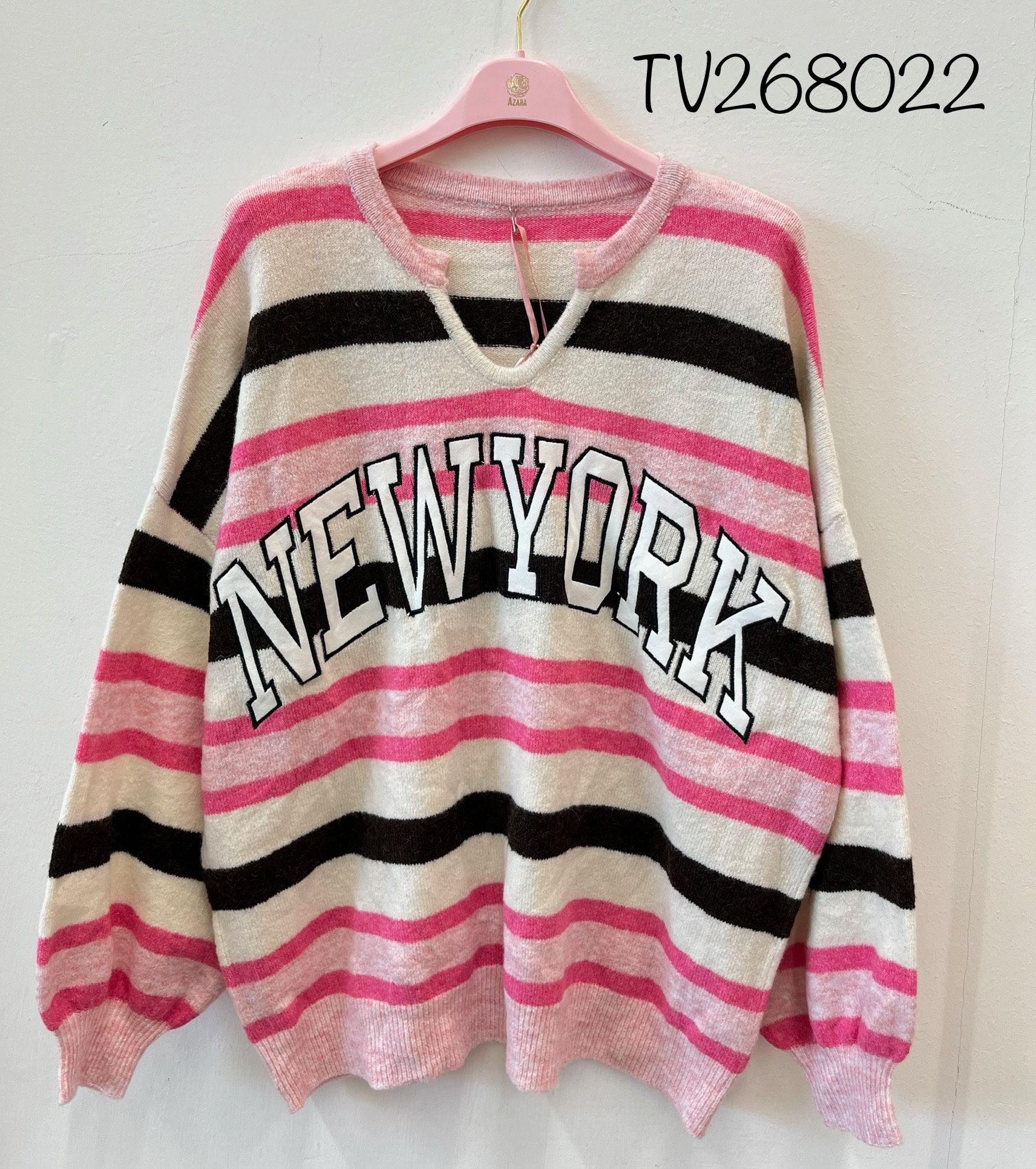 Sweter Oversize z Napisem