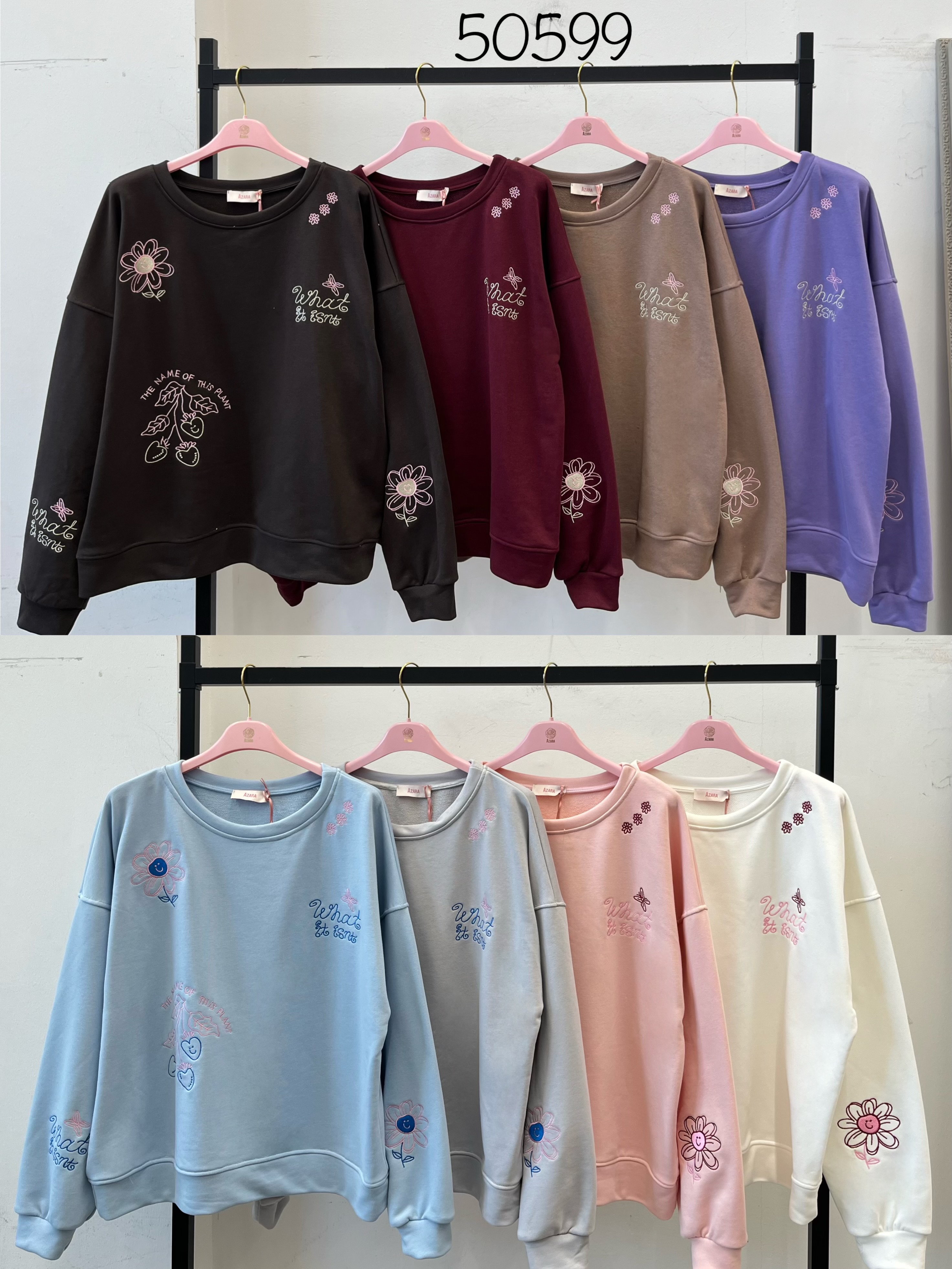 Bluza Oversize z Haftem