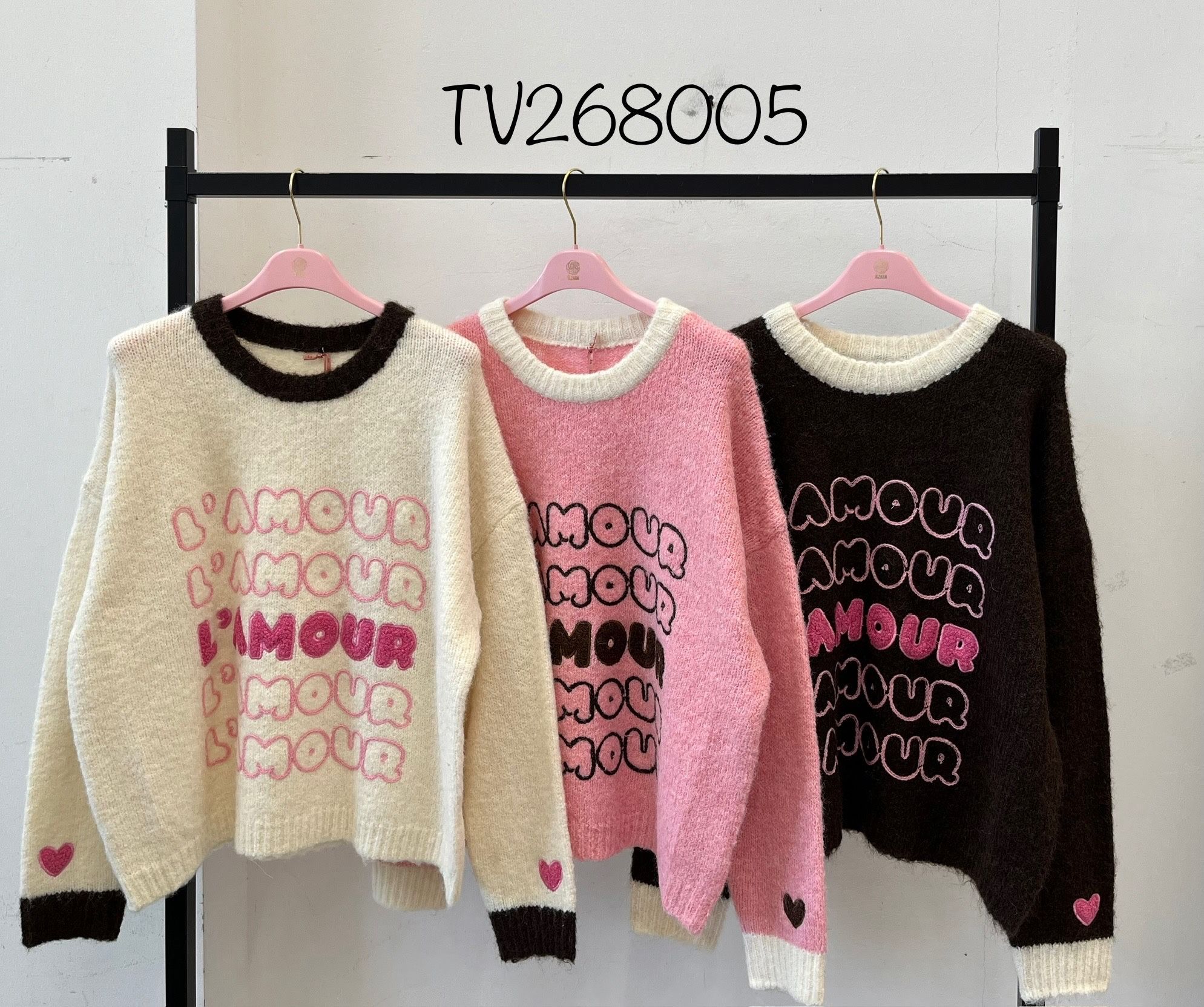 Sweter Luźny Z Napisem