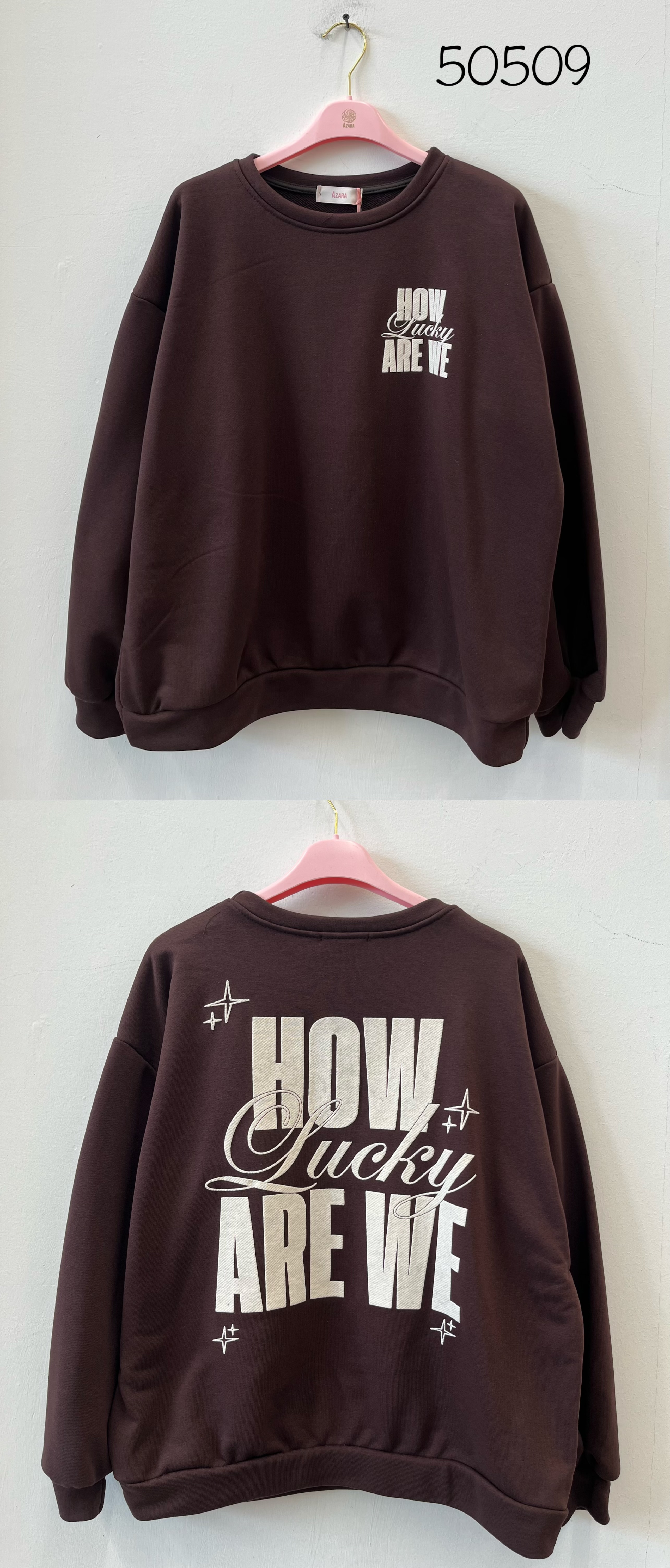 Bluza Oversize z Napisem