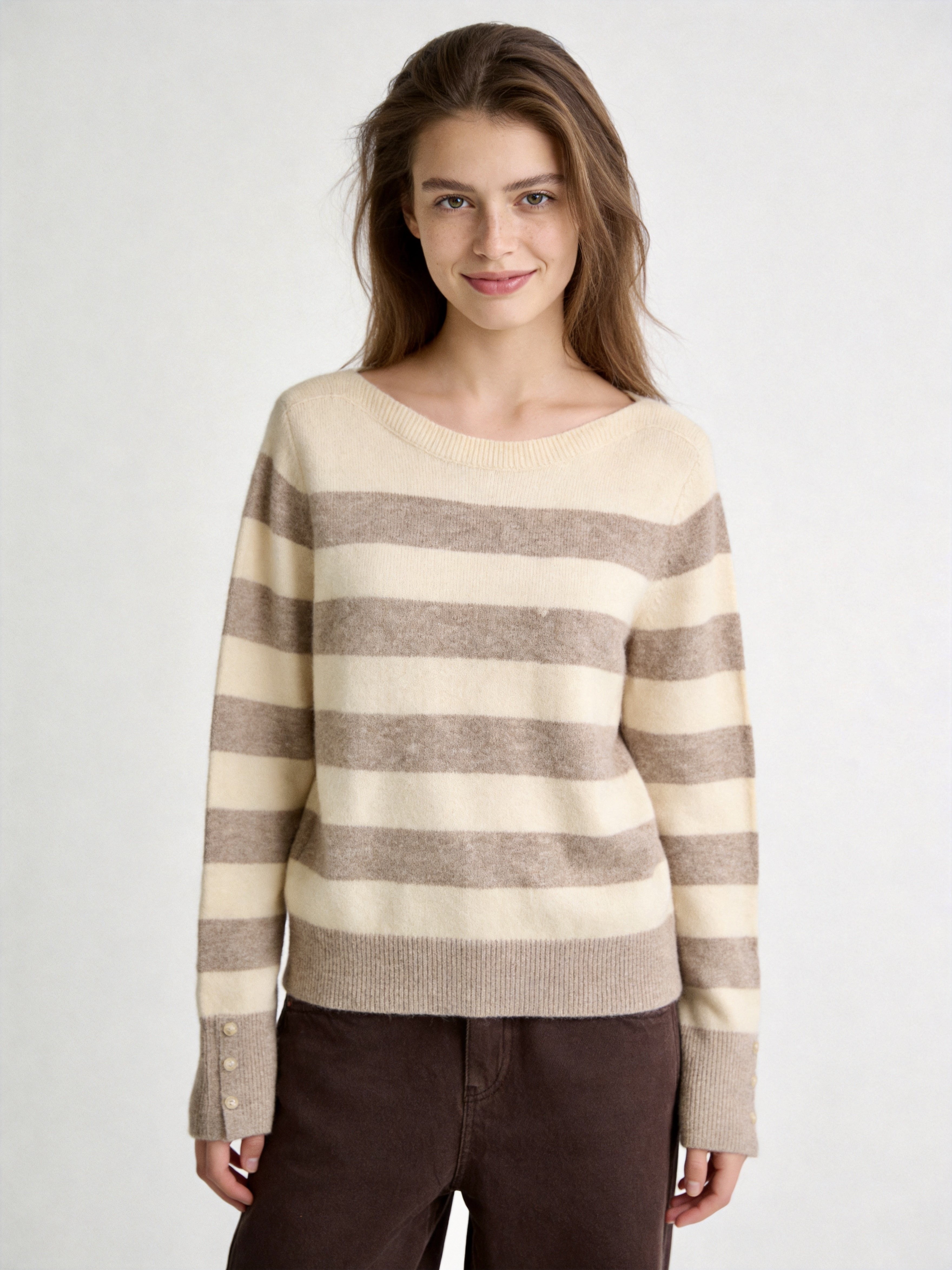 Sweter w Paski Łódka