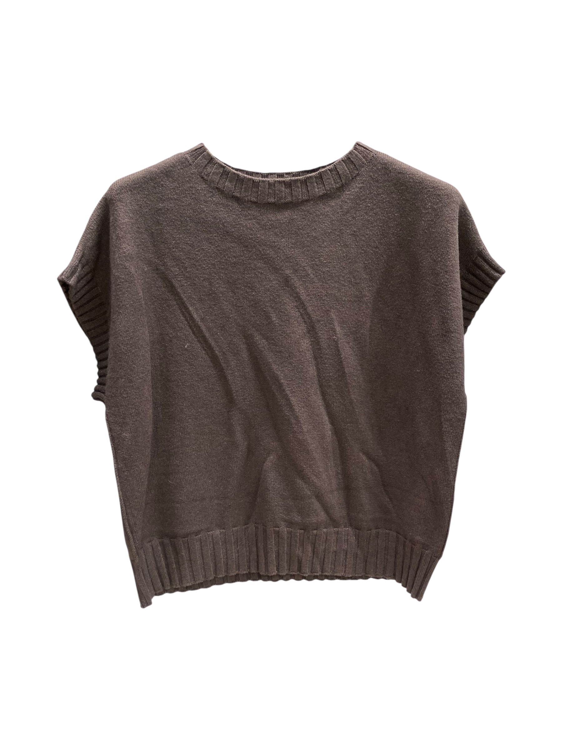 Sweter Luźny Bez Rękawów