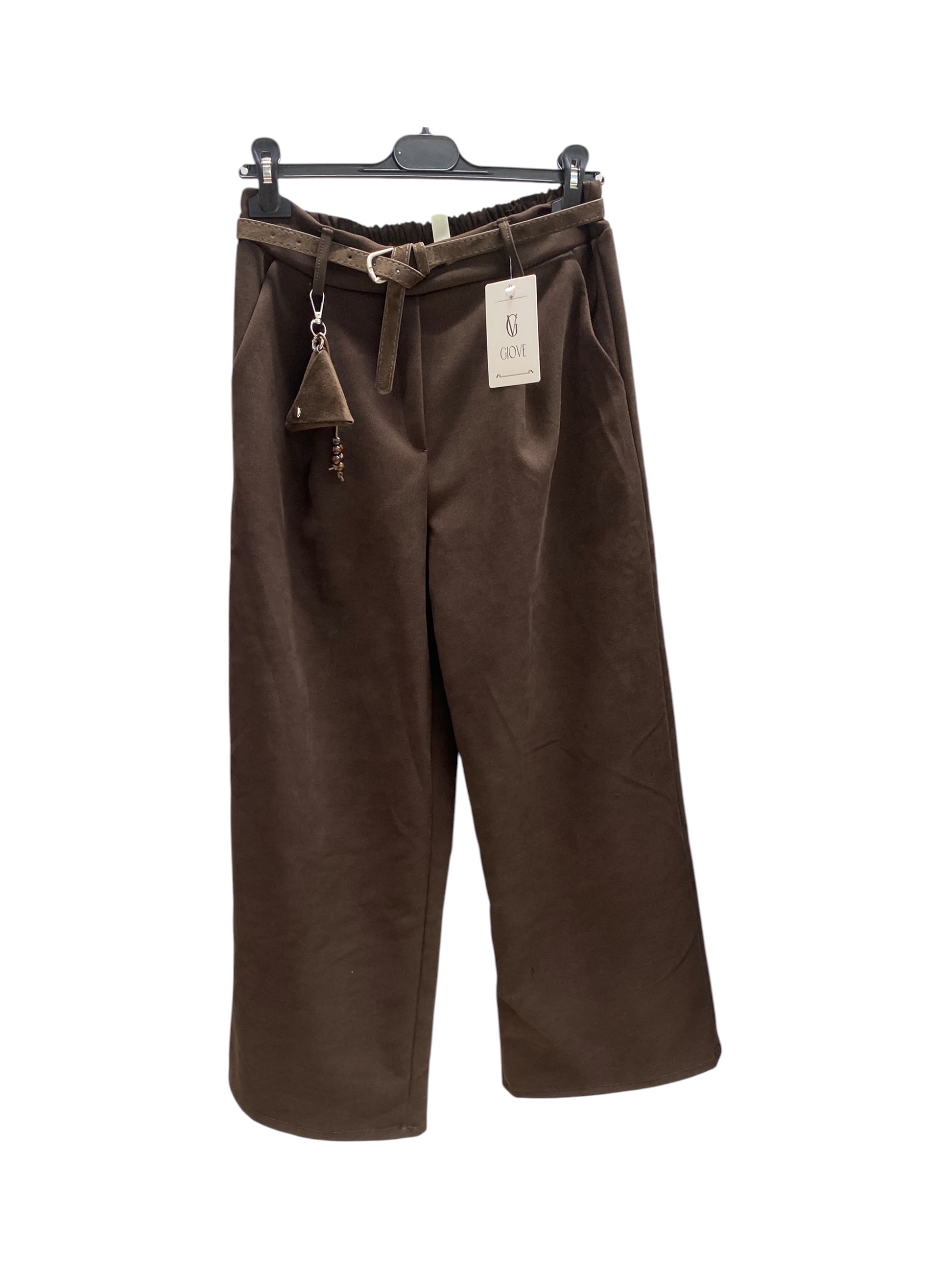 Spodnie Wide Leg z Paskiem