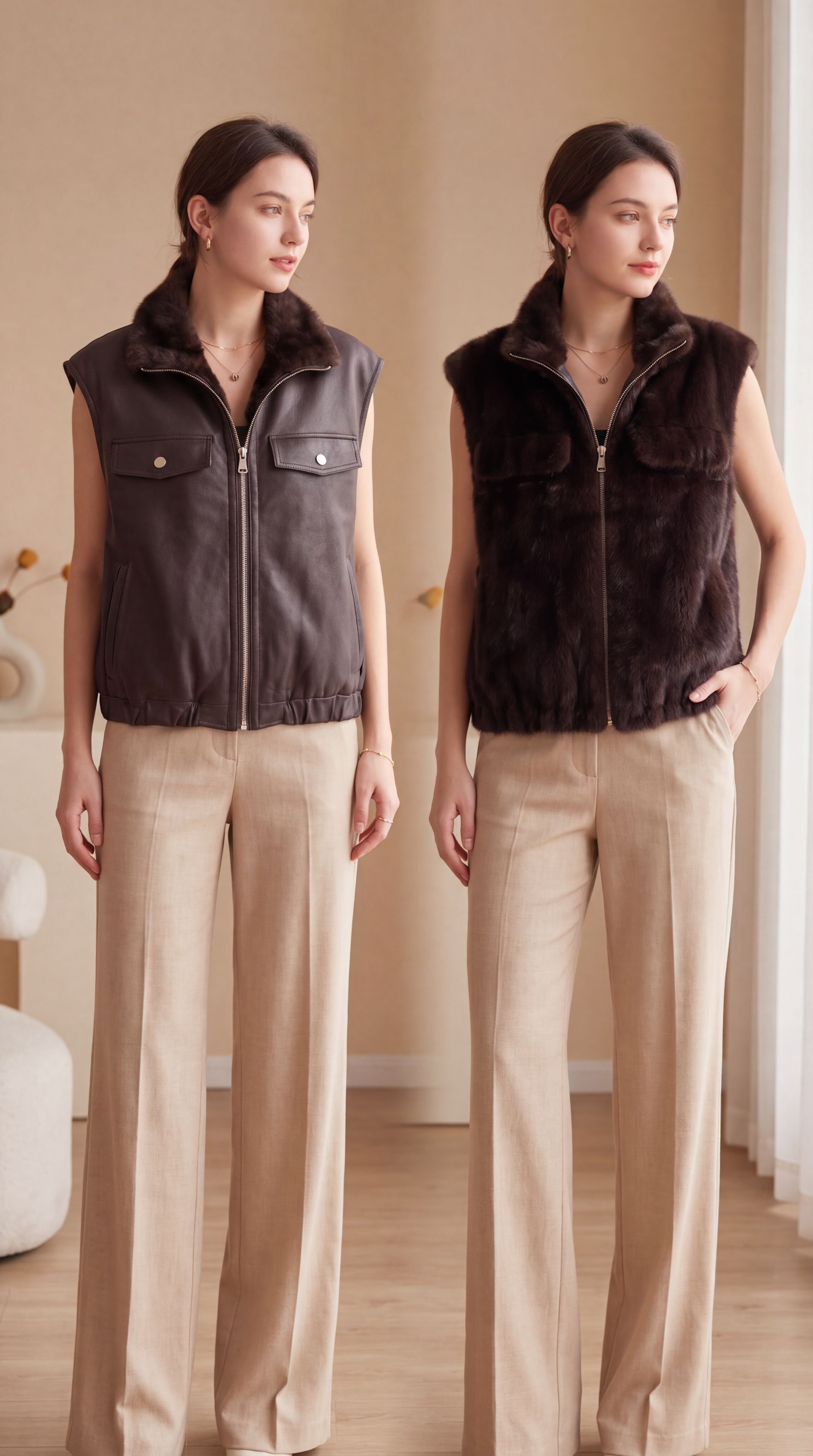 Kamizelka Dwustronna Puszek