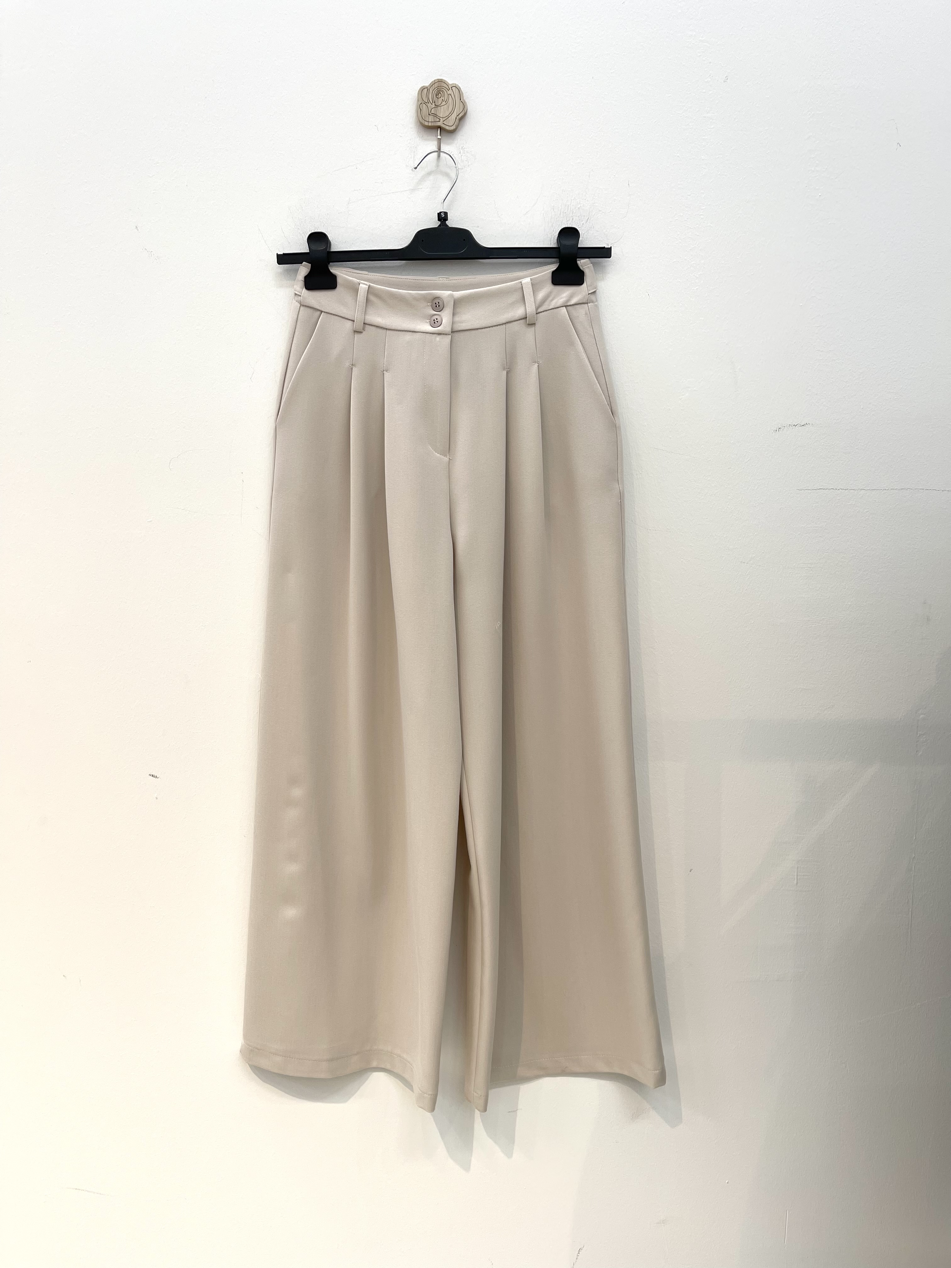 Spodnie Wide Leg z Plisami