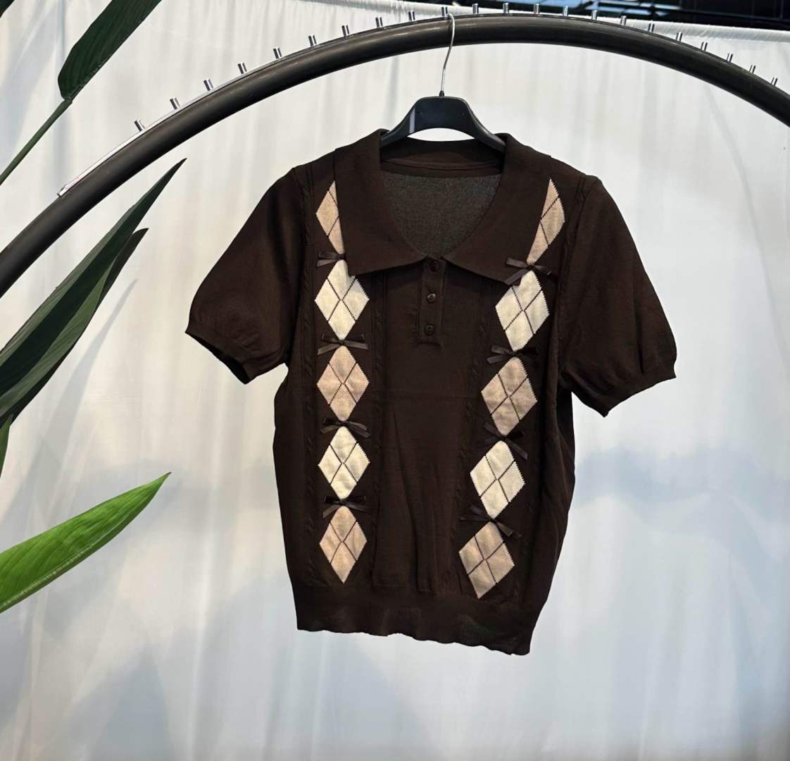 Bluzka Polo Prosta