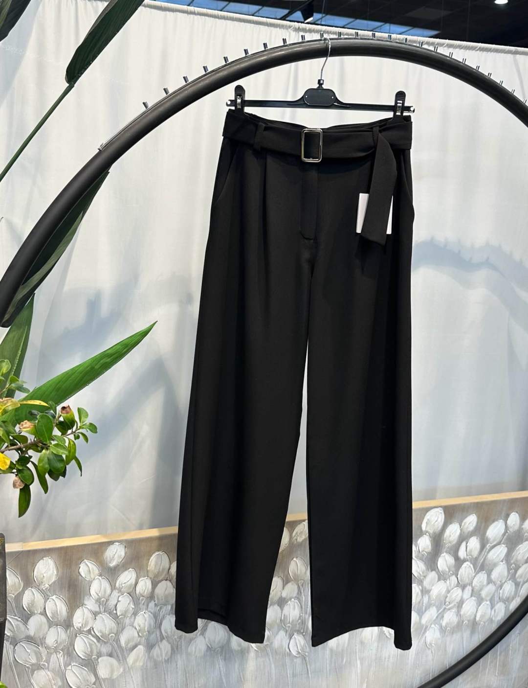 Spodnie Wide Leg z Plisami