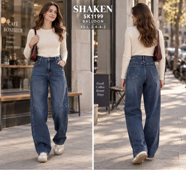 Spodnie Wide Leg z wysokim stanem