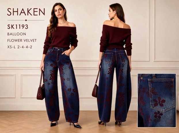 Spodnie Wide Leg Wysoki Stan