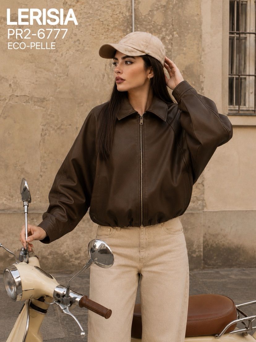 Kurtka Oversize z Kołnierzykiem
