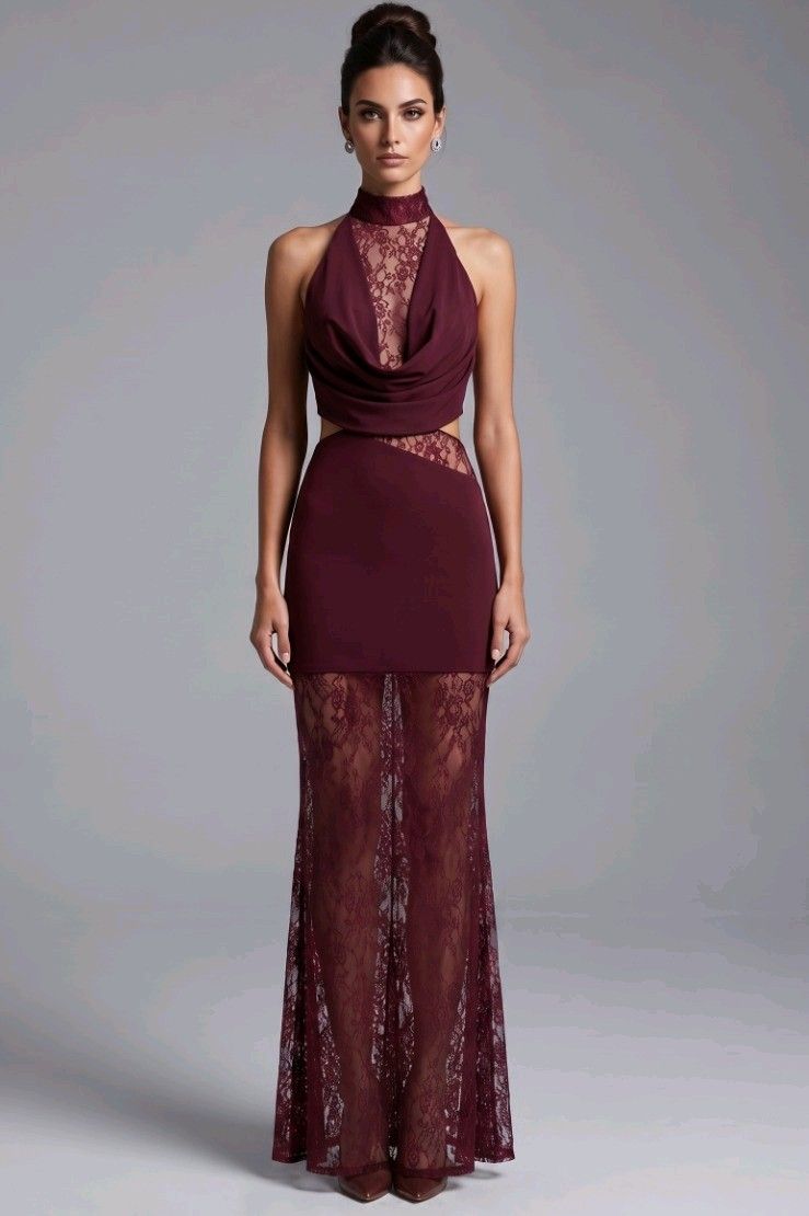 Sukienka Syrenka Halter