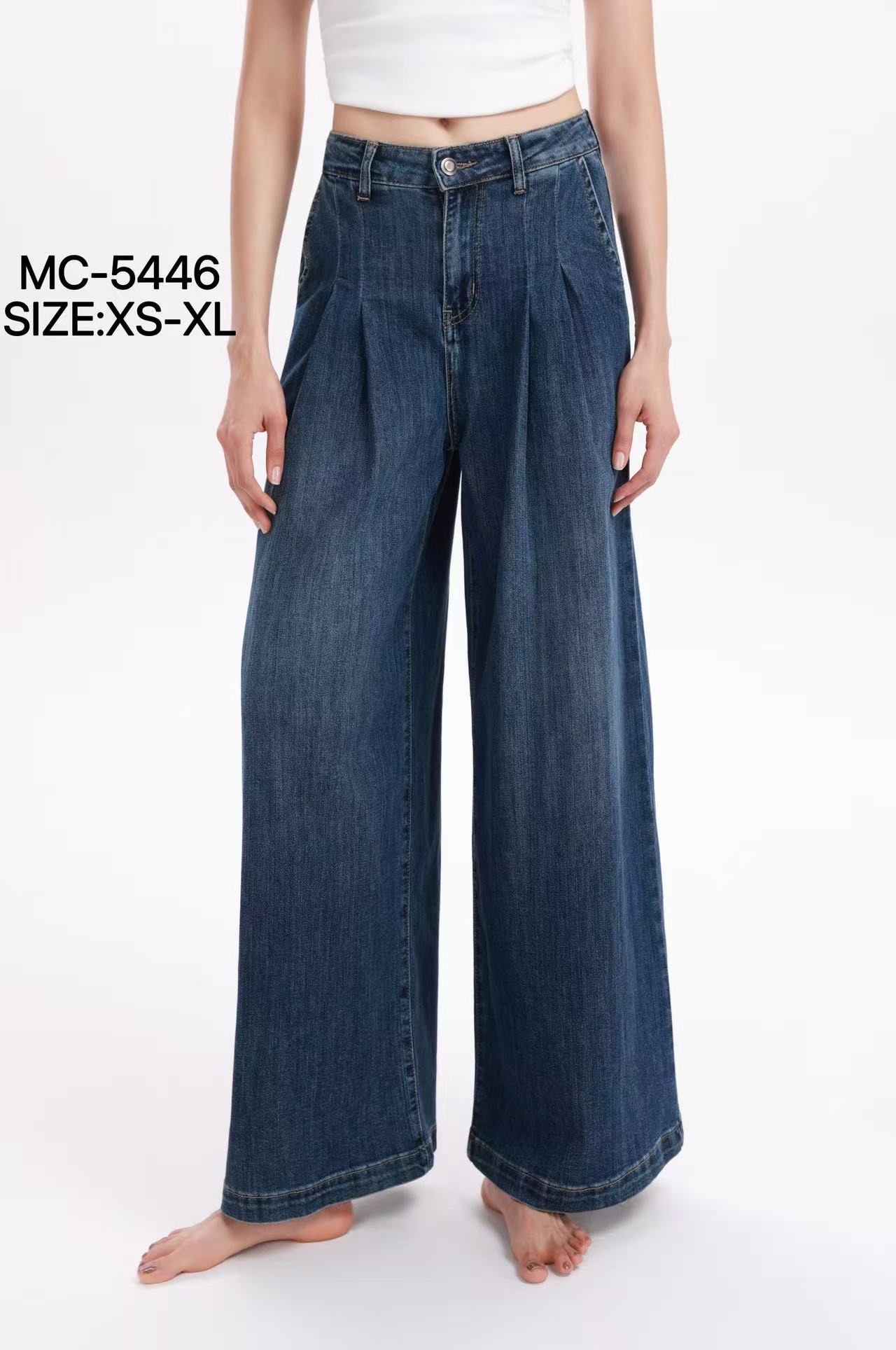 Spodnie Wide Leg z Plisami