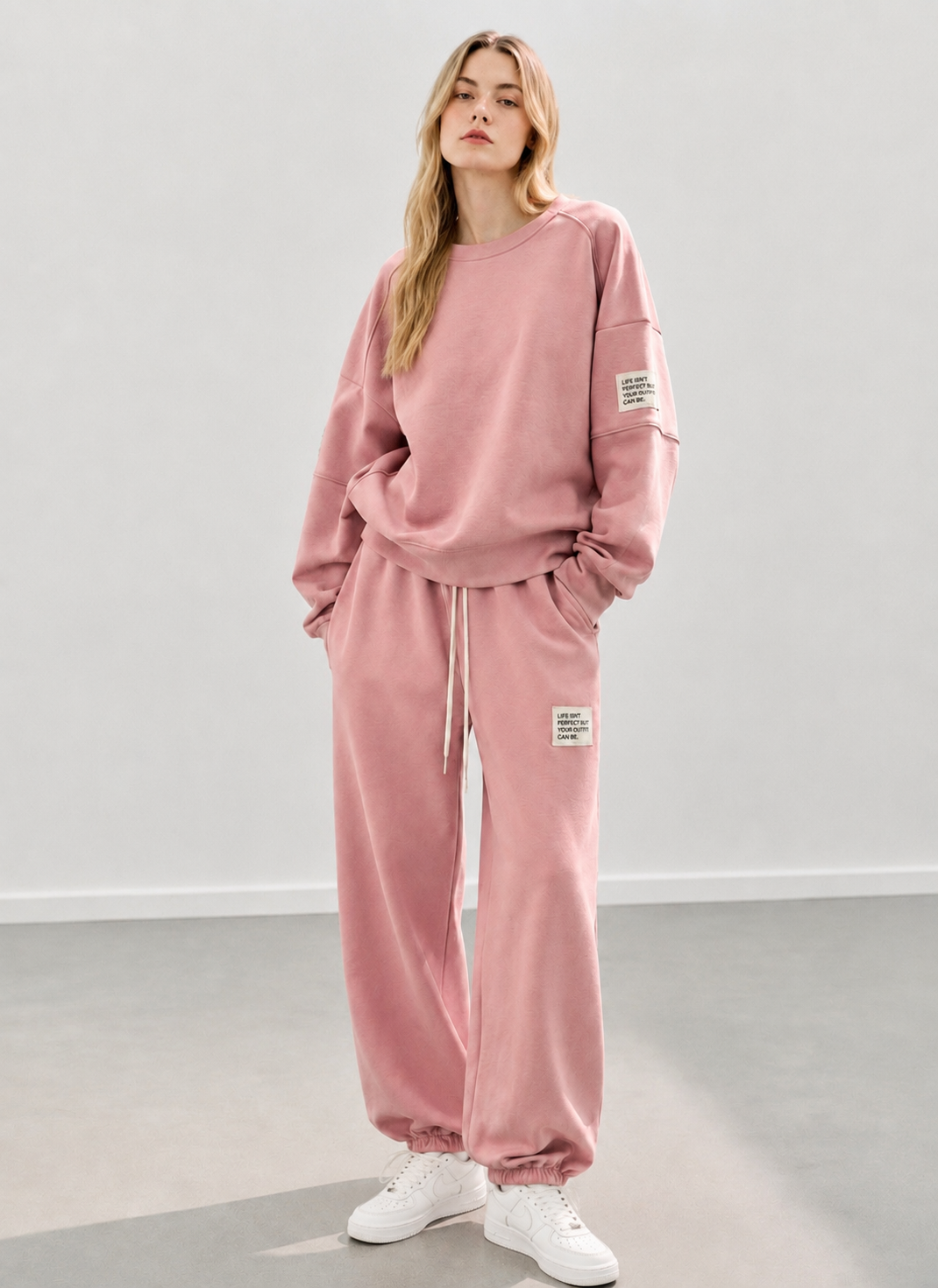 Komplet Dresowy Luźny Raglan