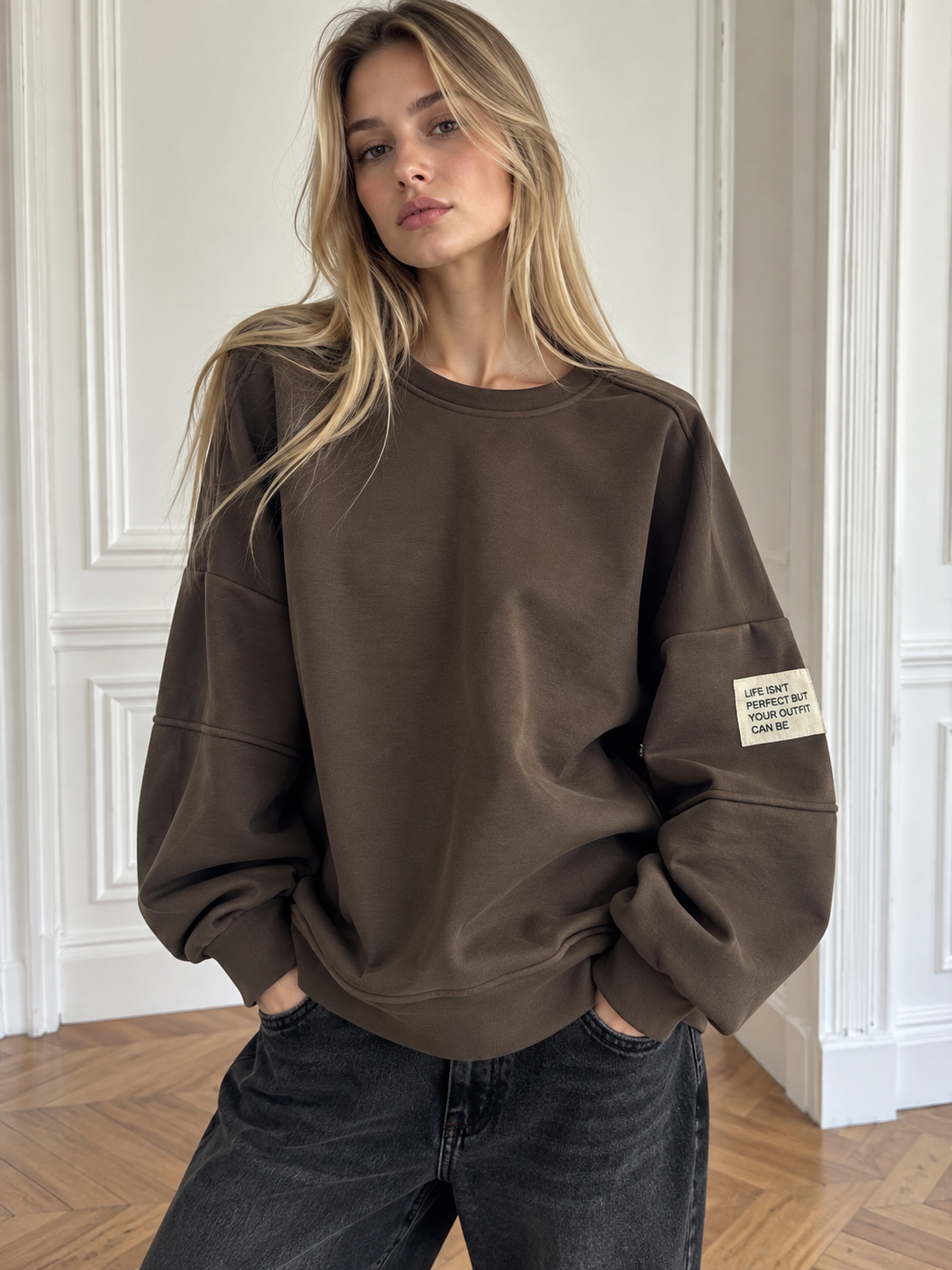 Bluza oversize z guzikami