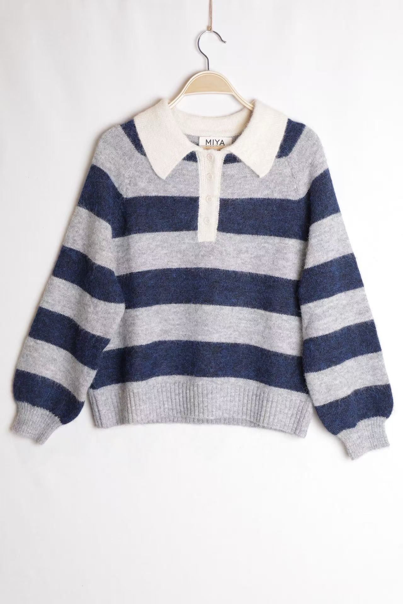 Sweter z Kołnierzykiem Polo