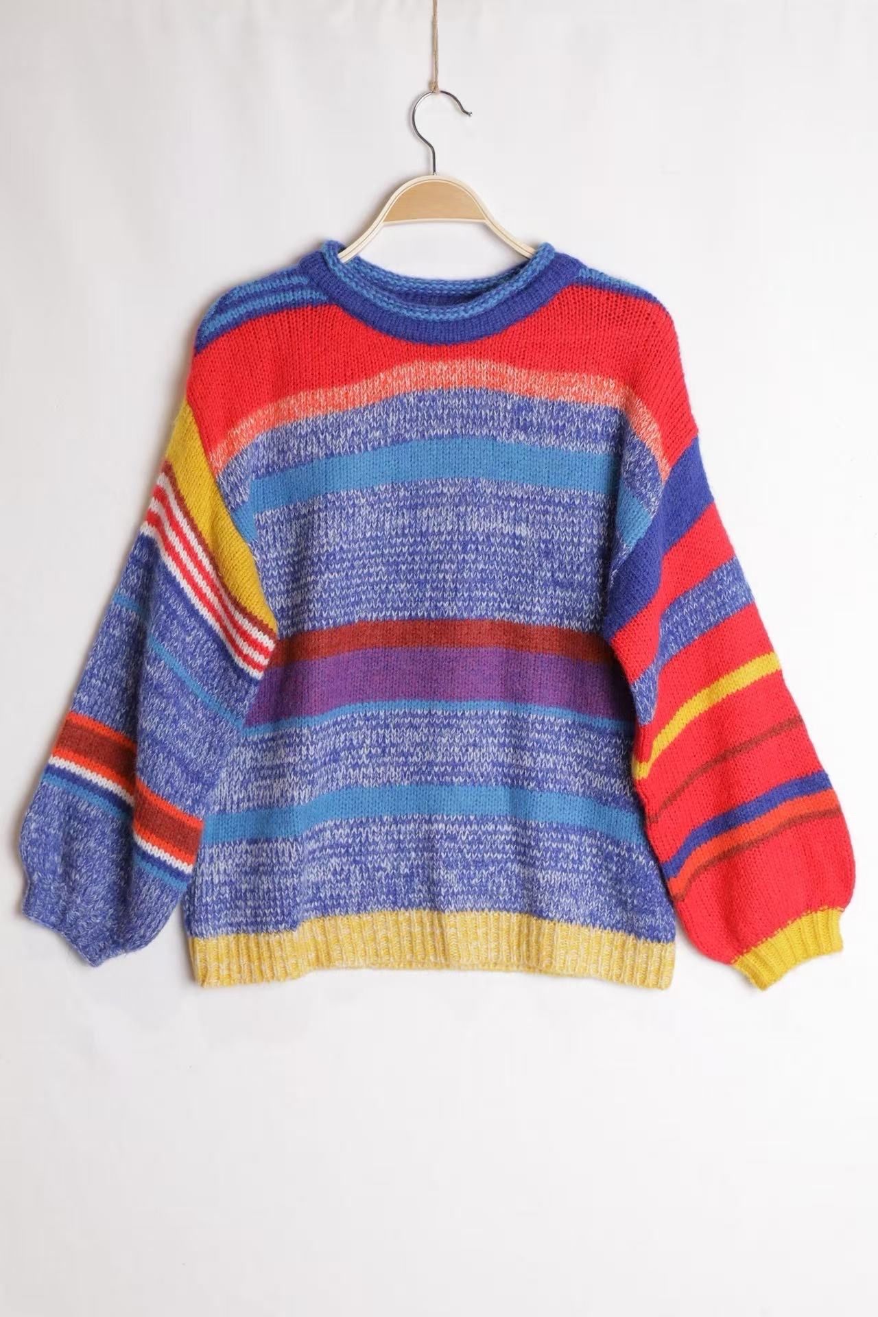 Sweter Oversize z Paskami