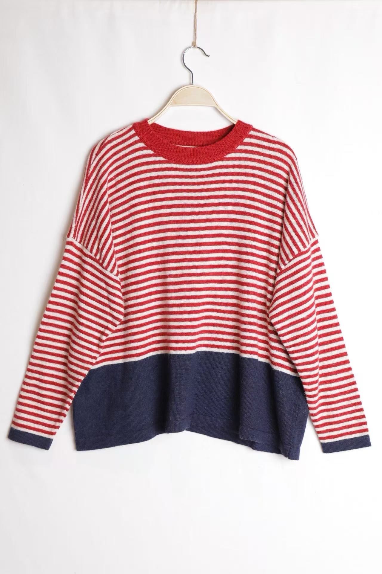 Sweter Oversize Color‑Block