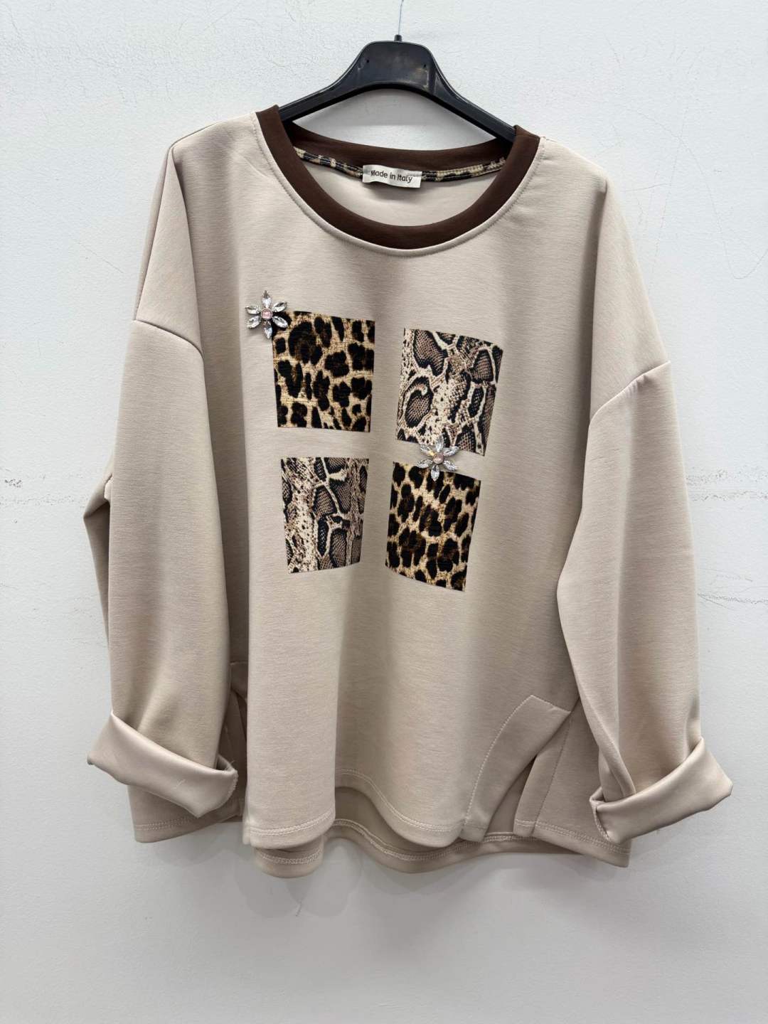 Bluza Oversize z Aplikacją