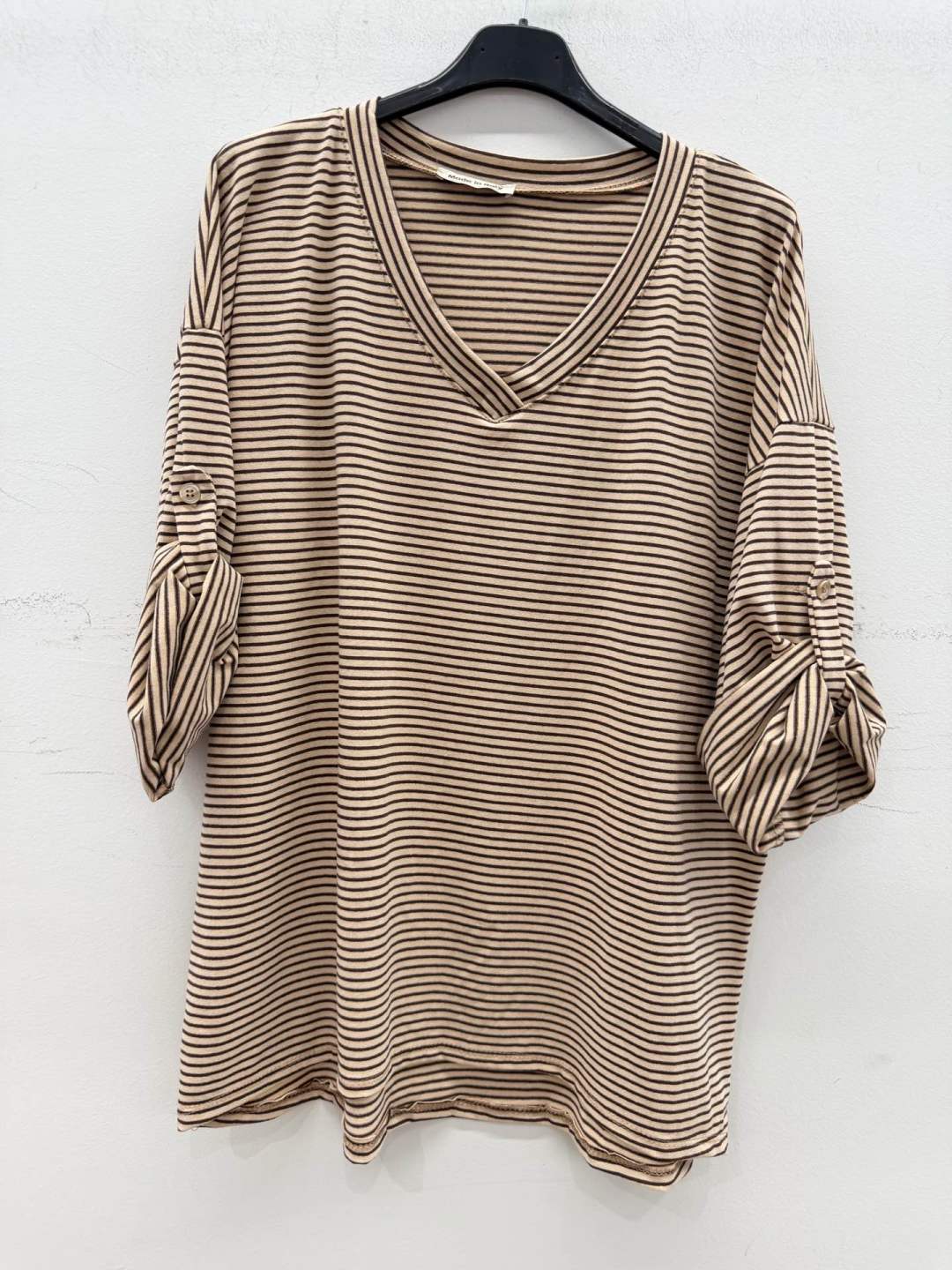 Bluzka Oversize z Paskami