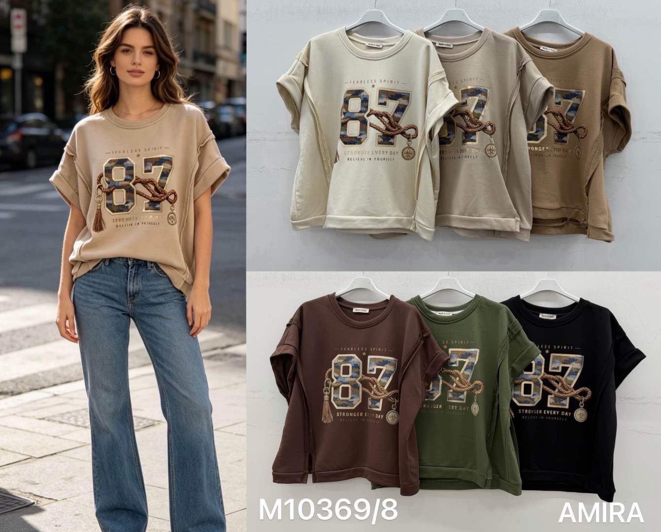 Bluza Luźna Krótka