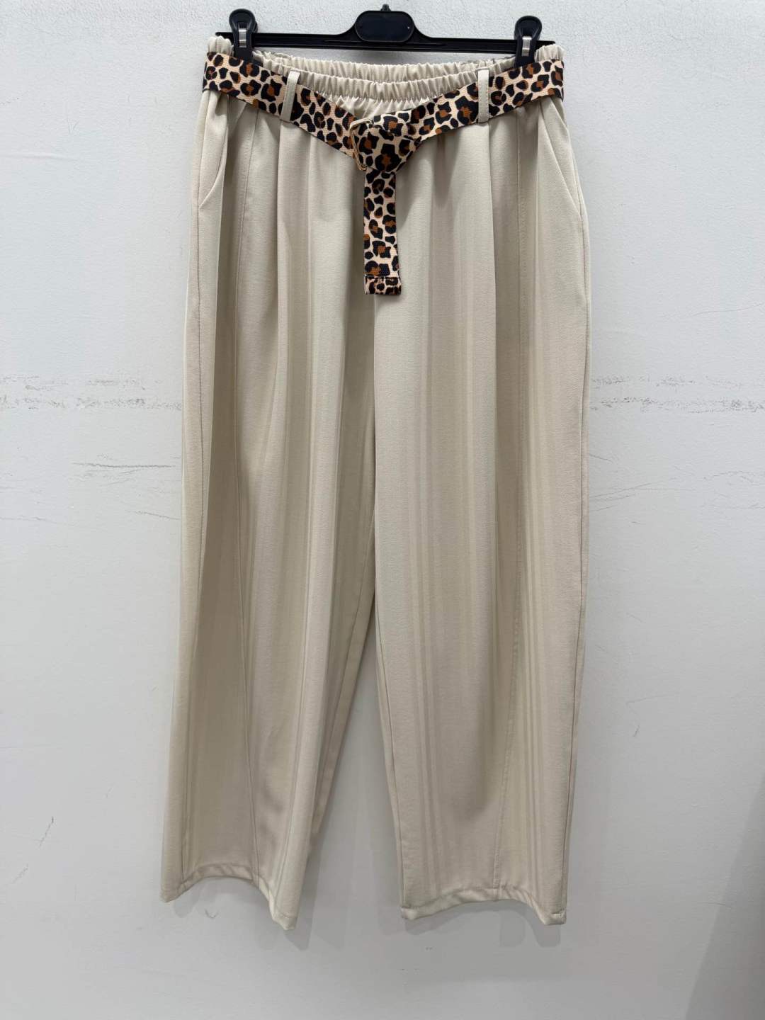 Spodnie Wide Leg z Paskiem