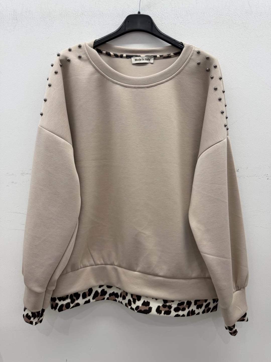 Bluza Oversize Ze Ćwiekami