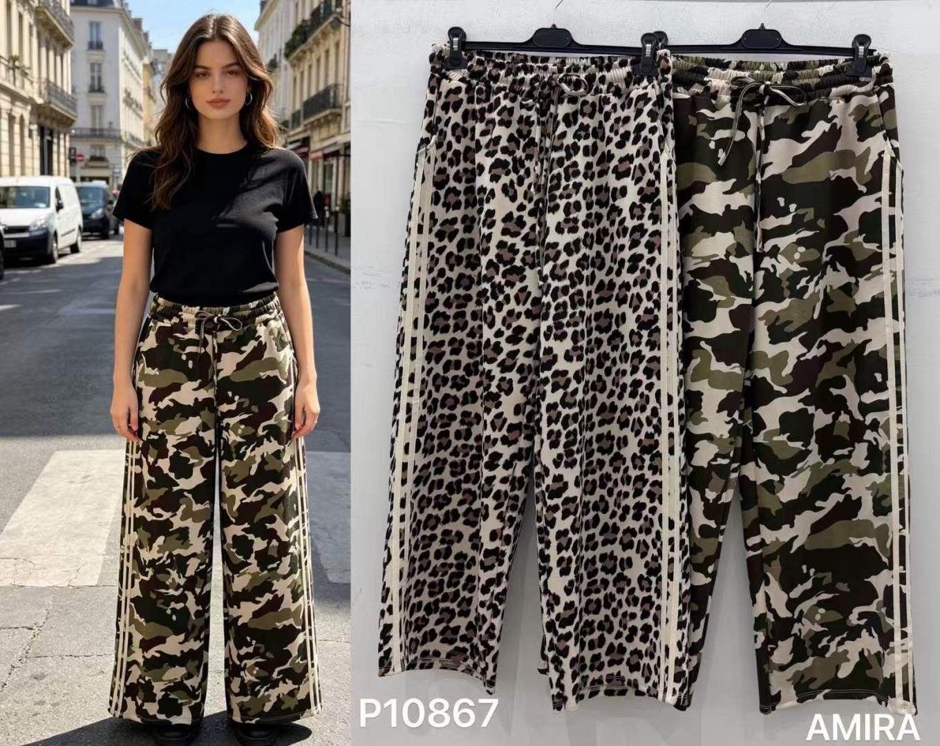 Spodnie Luźne Wide Leg