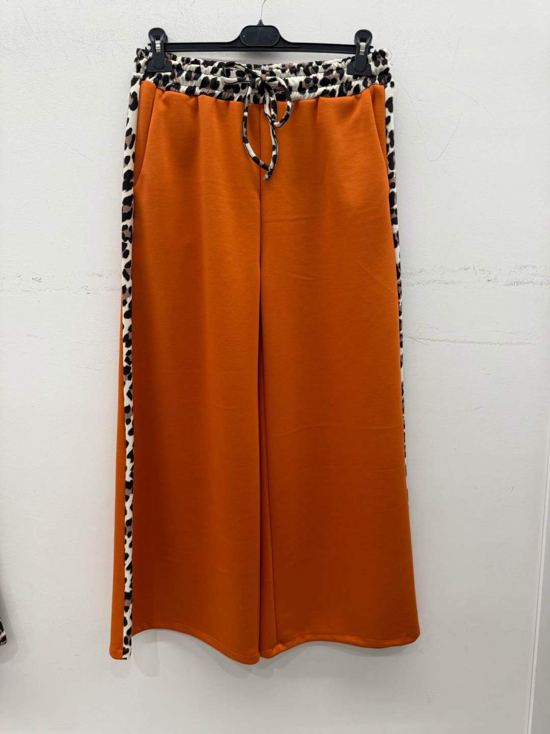 Spodnie Wide Leg z Lampasem