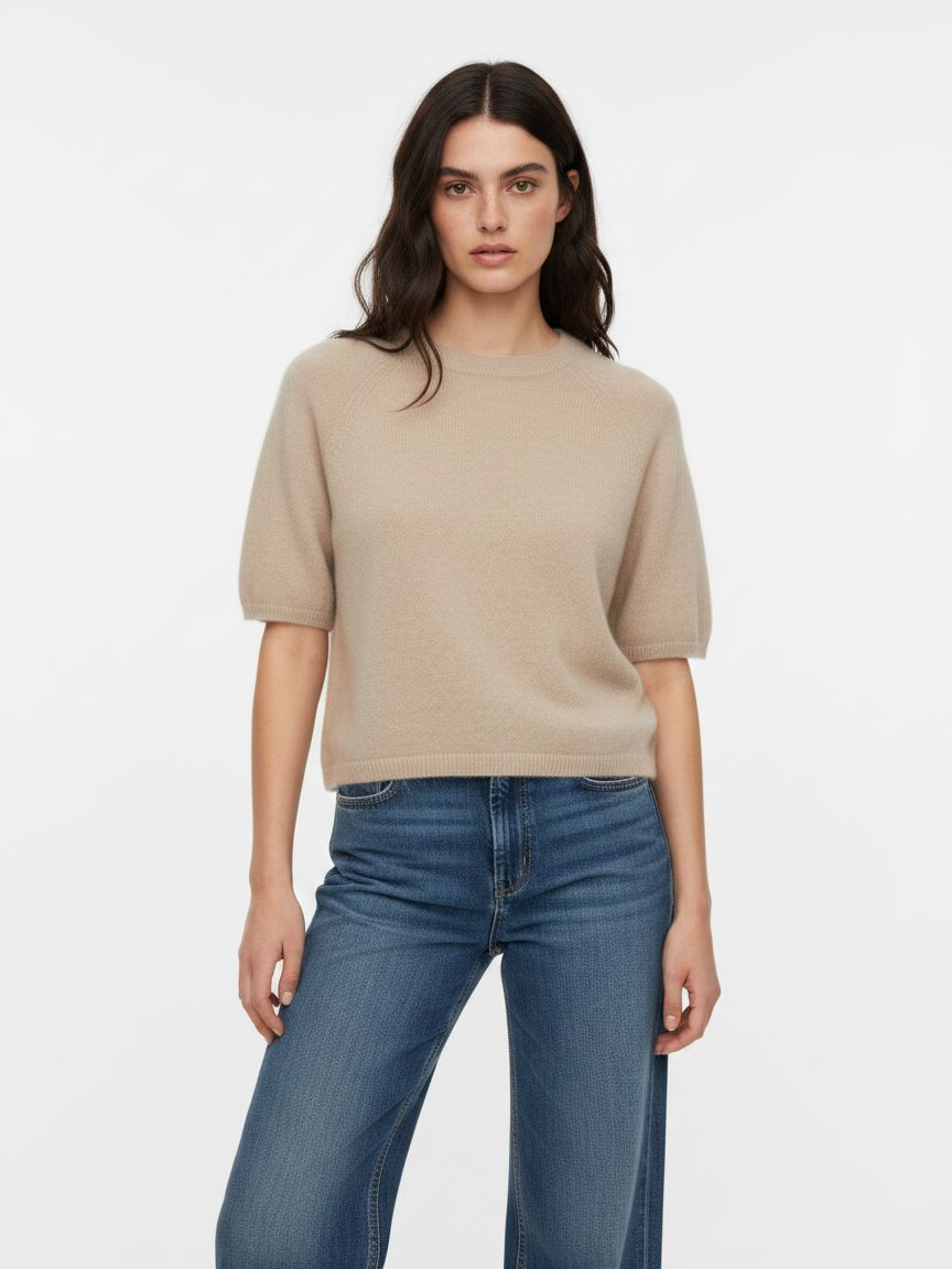 Sweter Krótki Raglan